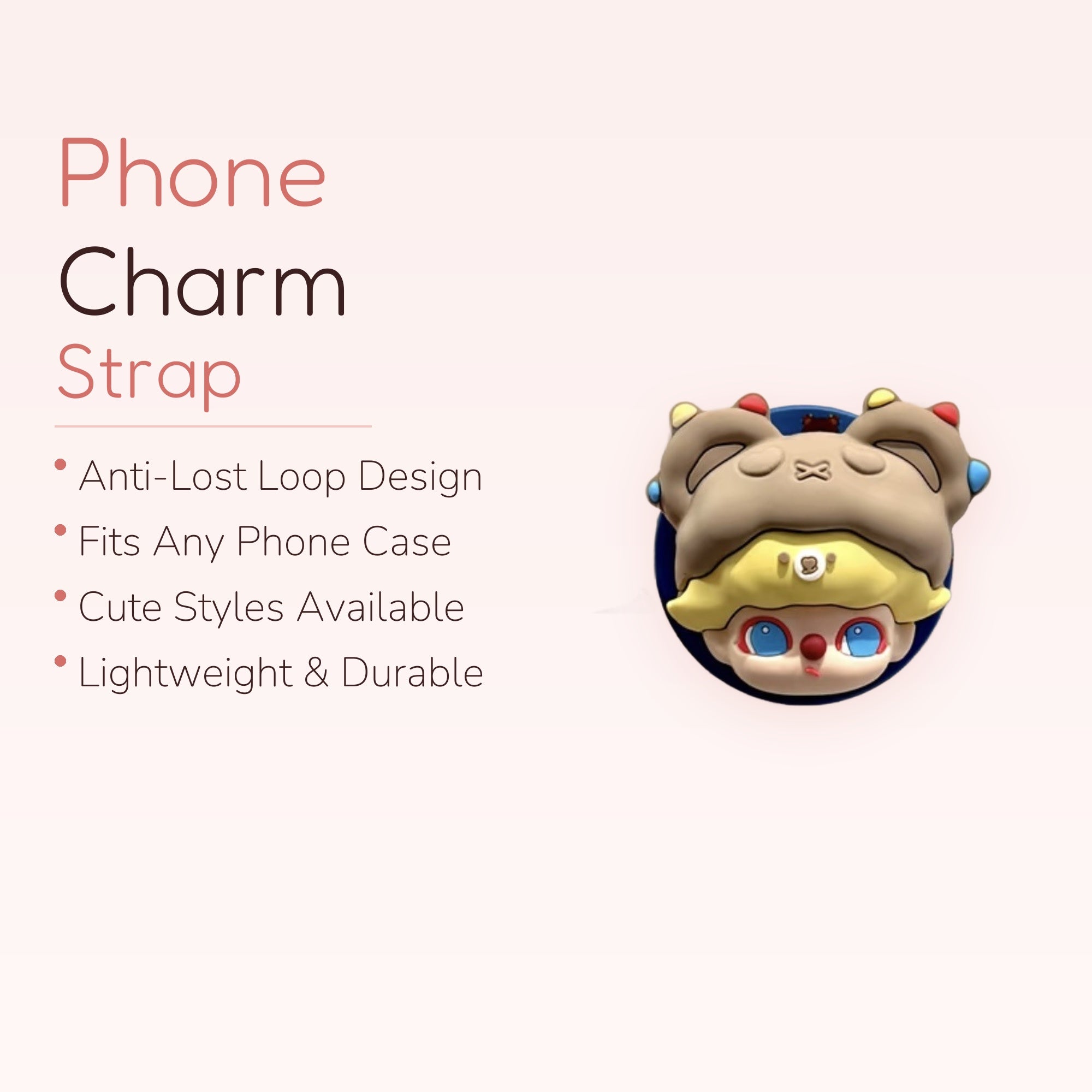 Kawaii Cartoon Character Phone Grip | Cute Anime Pop Socket Stand