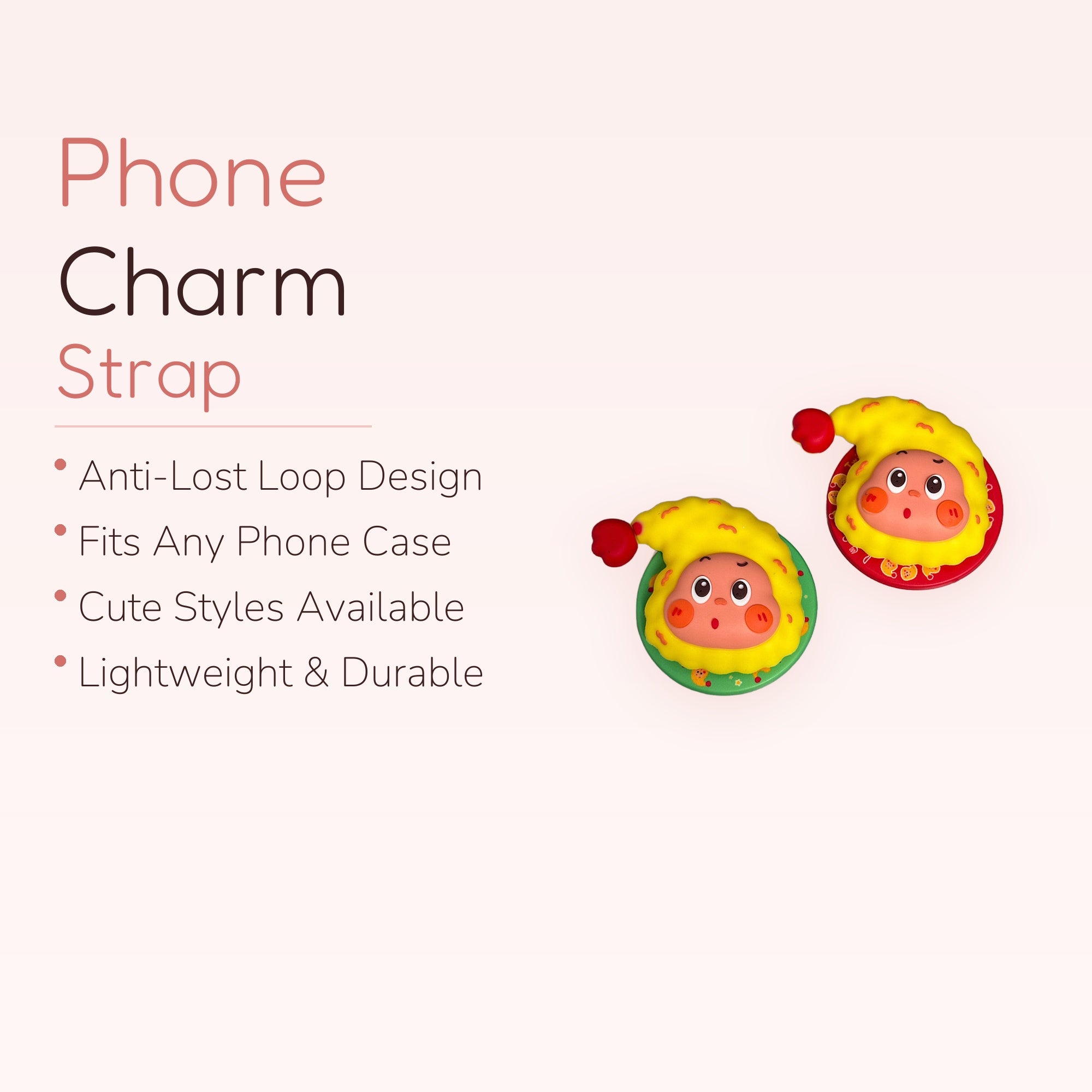 Cute Cartoon Character Phone Grip | Kawaii Yellow Hat Pop Socket Stand
