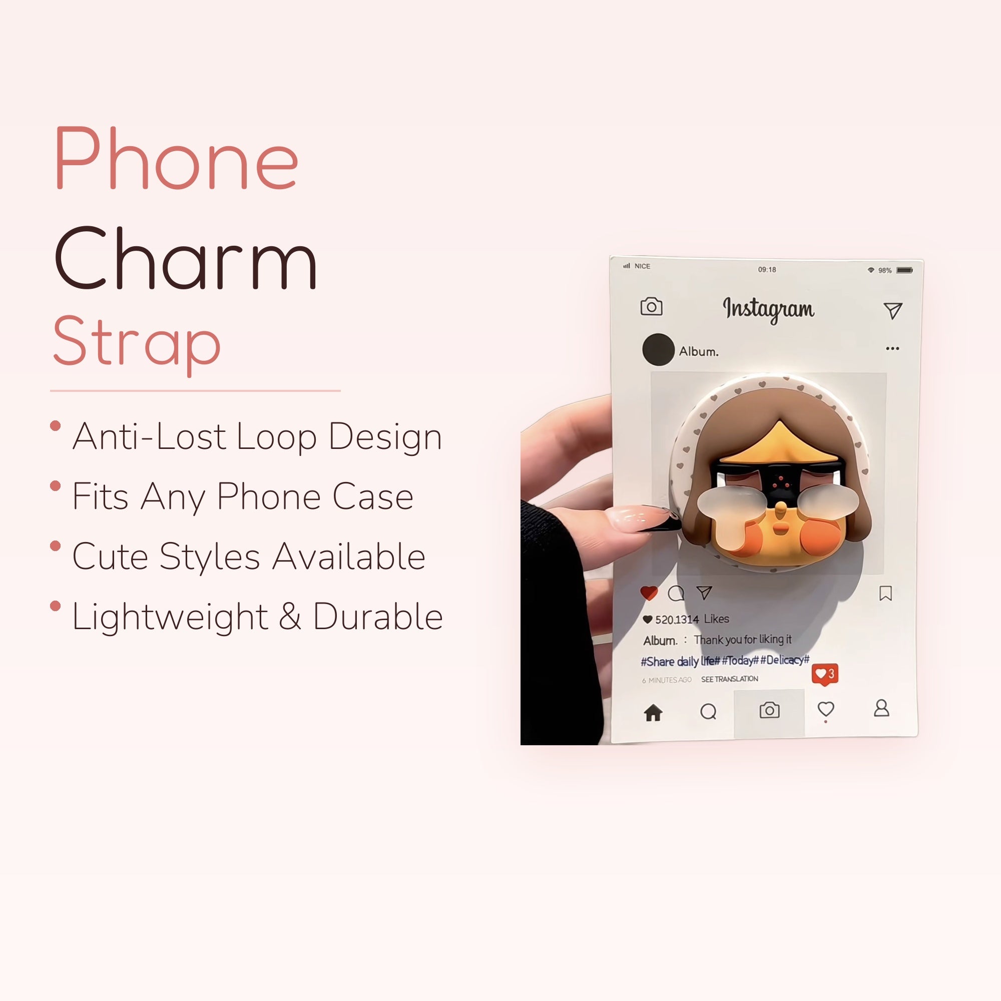 Hex Appeal — Kawaii Witch Phone Grip Halloween Stand