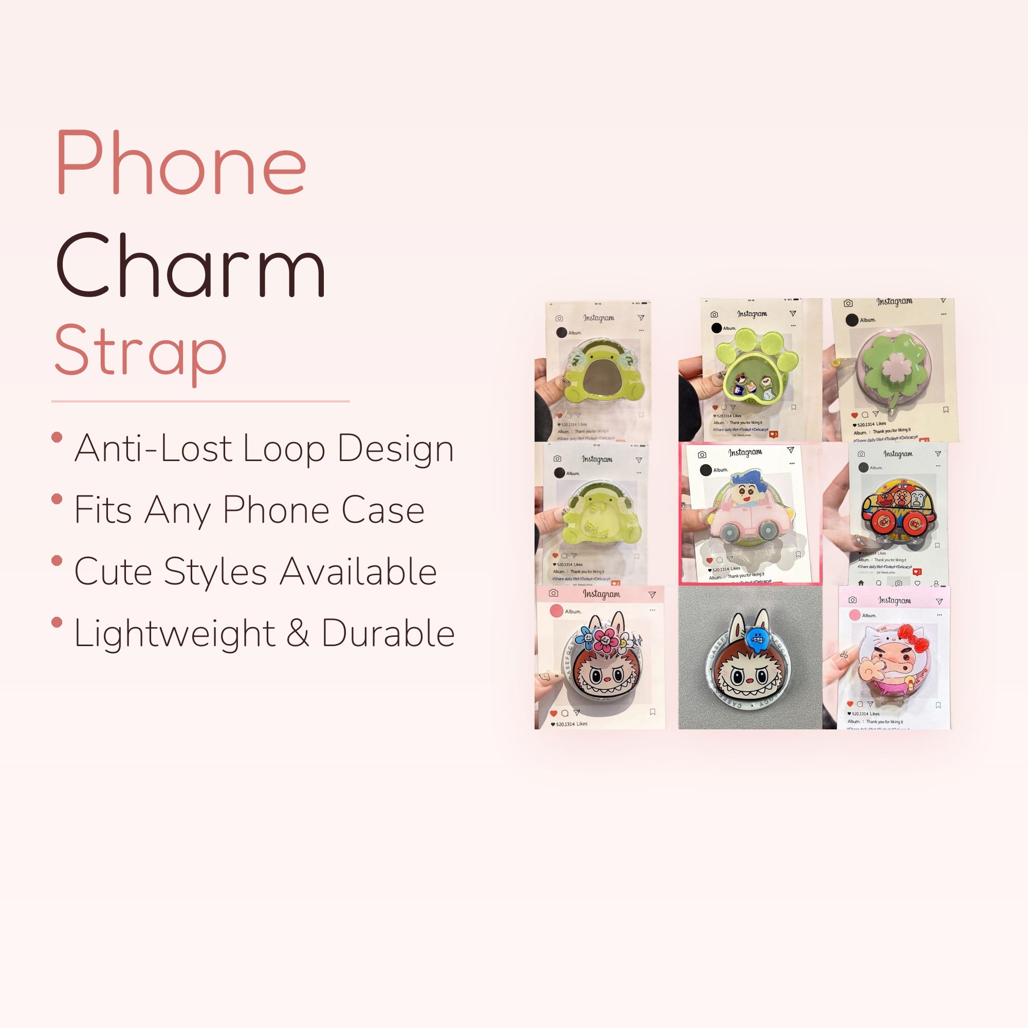 SIMPLYBUBBI — Assorted Cartoon Phone Grip | Cute Pop Socket Stand