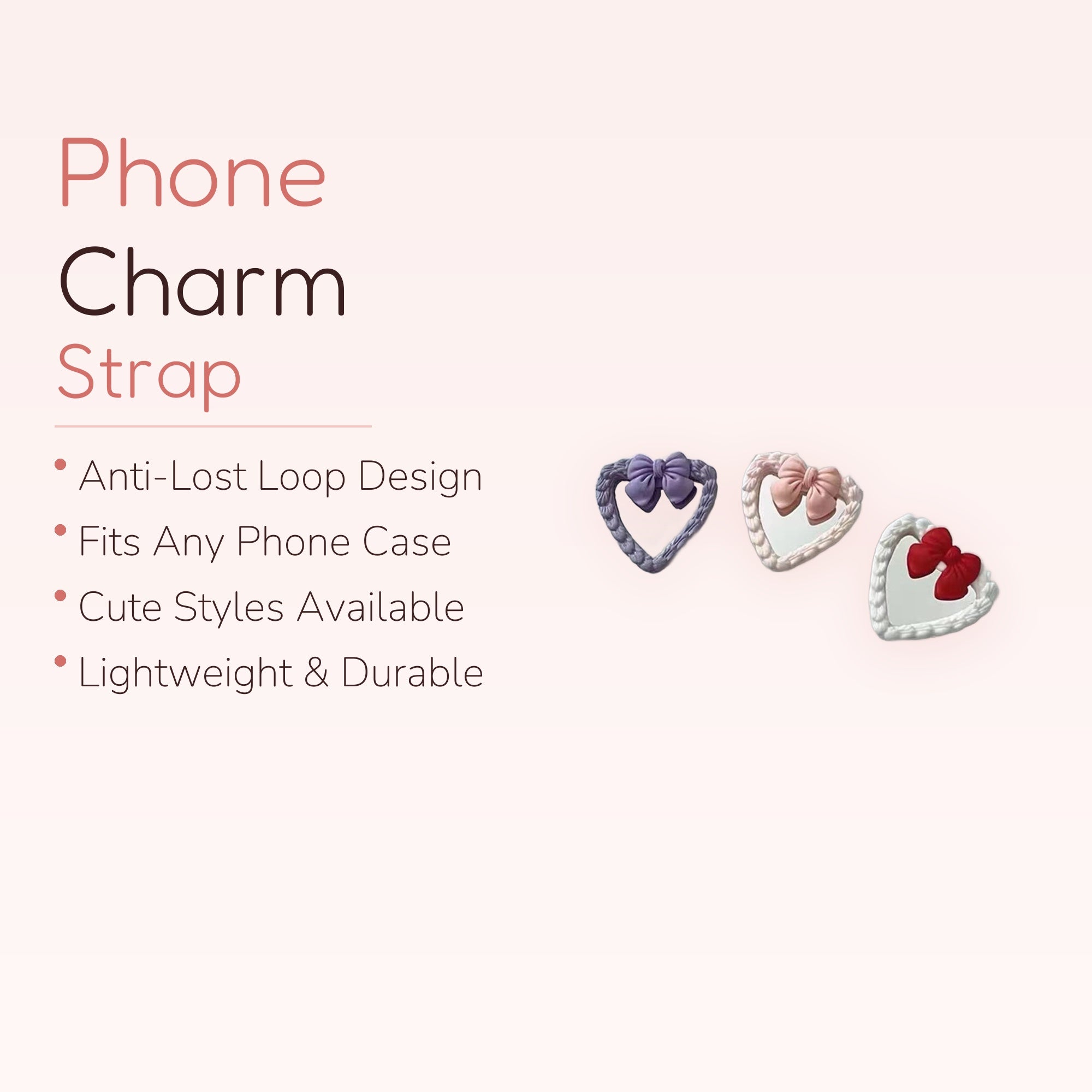 Kawaii Heart Bow Phone Grip | Cute Pop Socket Stand | Y2K Aesthetic | Gift for Her | Trendy Phone Accessory