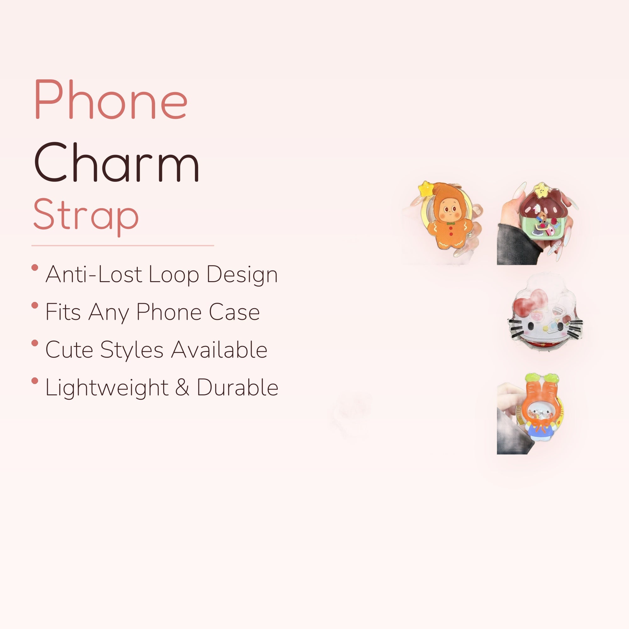 Cute Cartoon Character Phone Grip | Kawaii Pop Socket Stand for Girls
