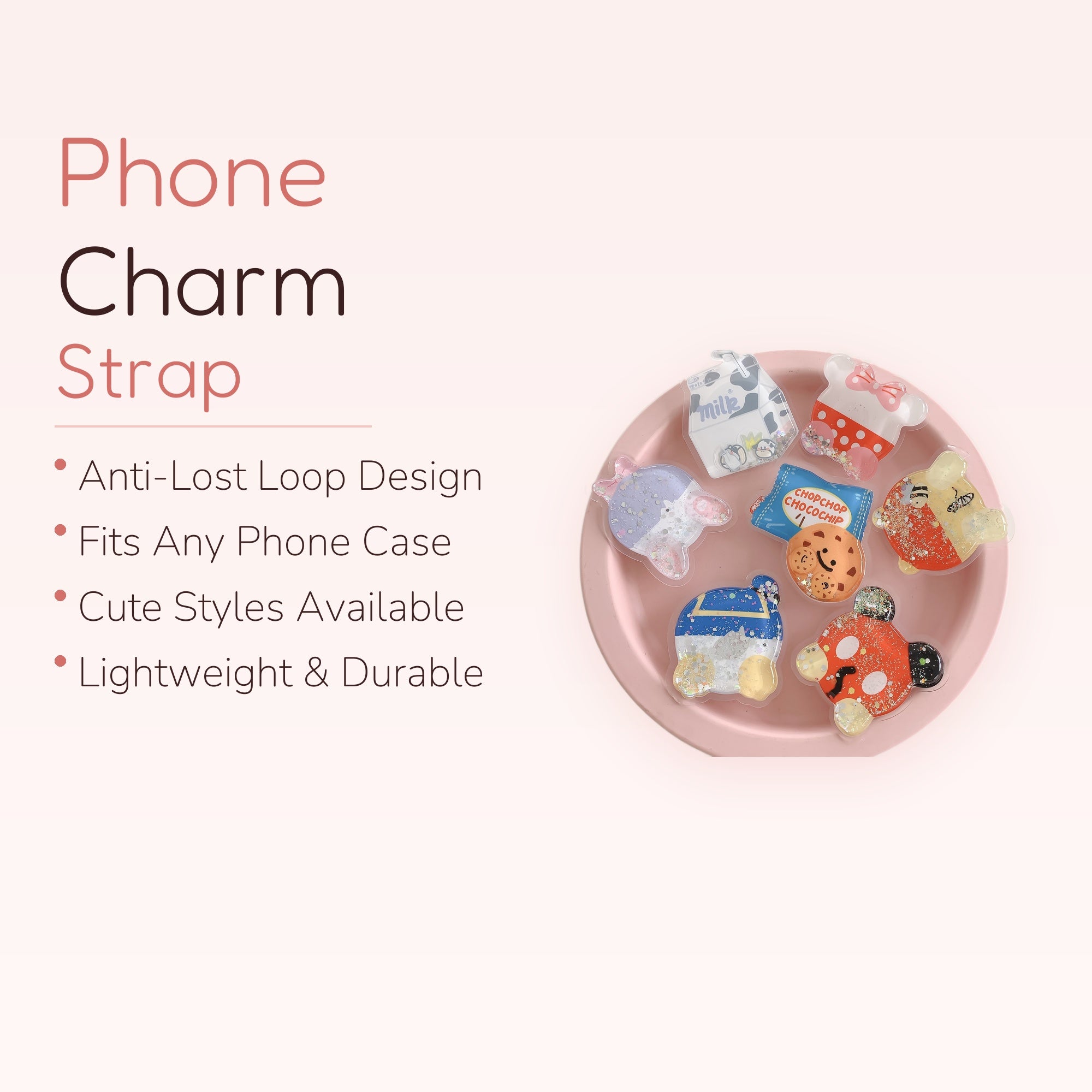 Kawaii Glitter Phone Grips | Cute Liquid Shaker Phone Holders
