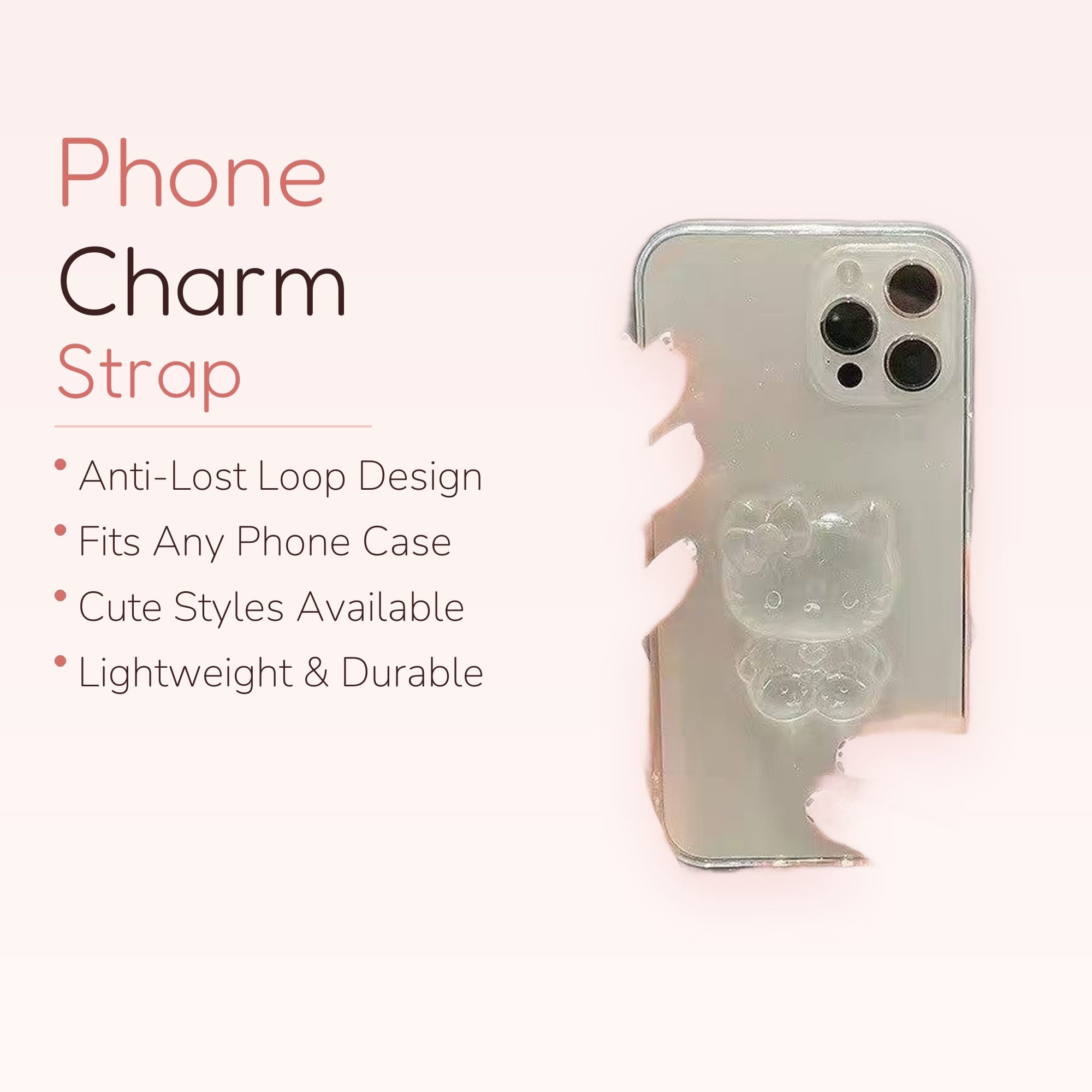 Heart Eyes — Crystal Heart Aesthetic Phone Ring Grip Stand