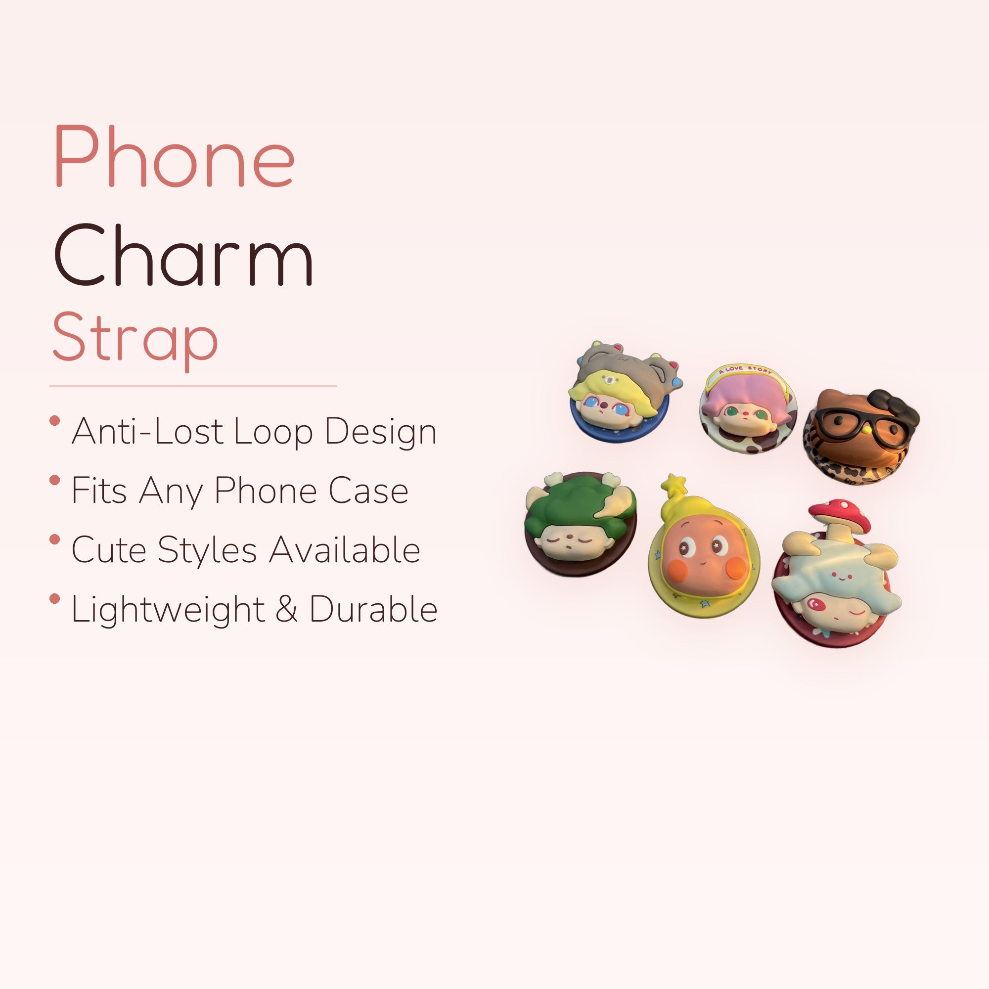 SIMPLYBUBBI — Whimsical Cartoon Character PopSockets | Cute Silicone Phone Grips