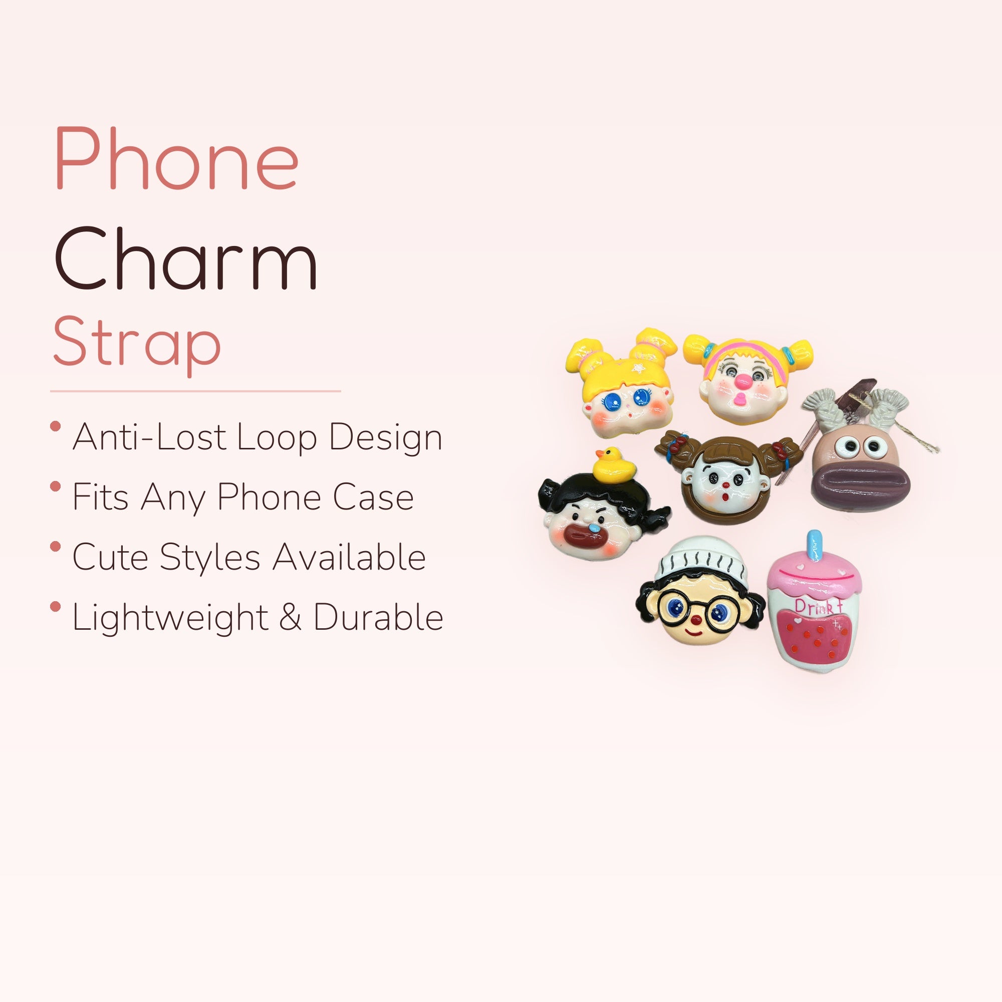 Kawaii Cartoon Character Phone Grips | Cute Resin Pop Socket Stands