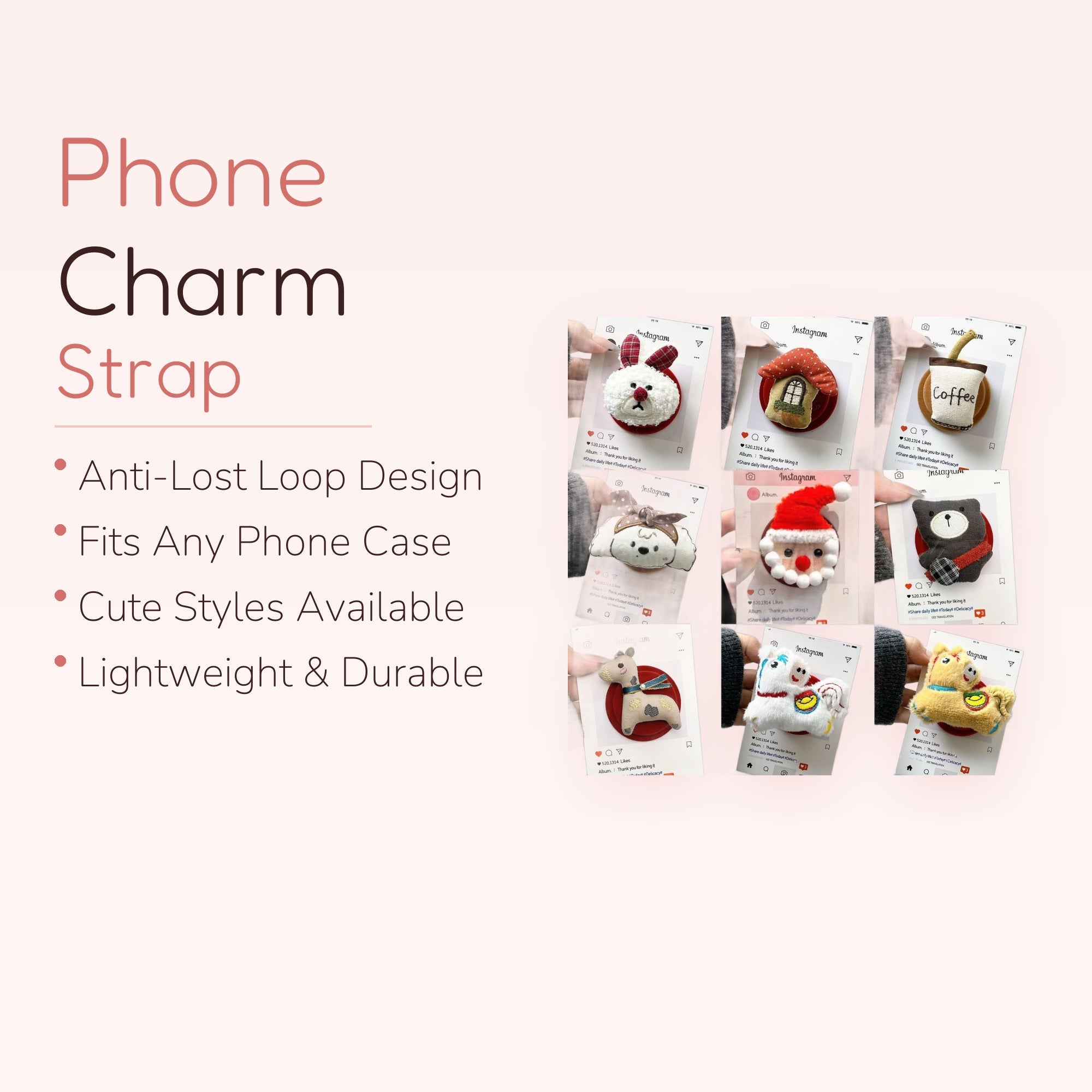 Kawaii Plush Animal & Object Phone Grip Collection | Cute Pop Socket Stand