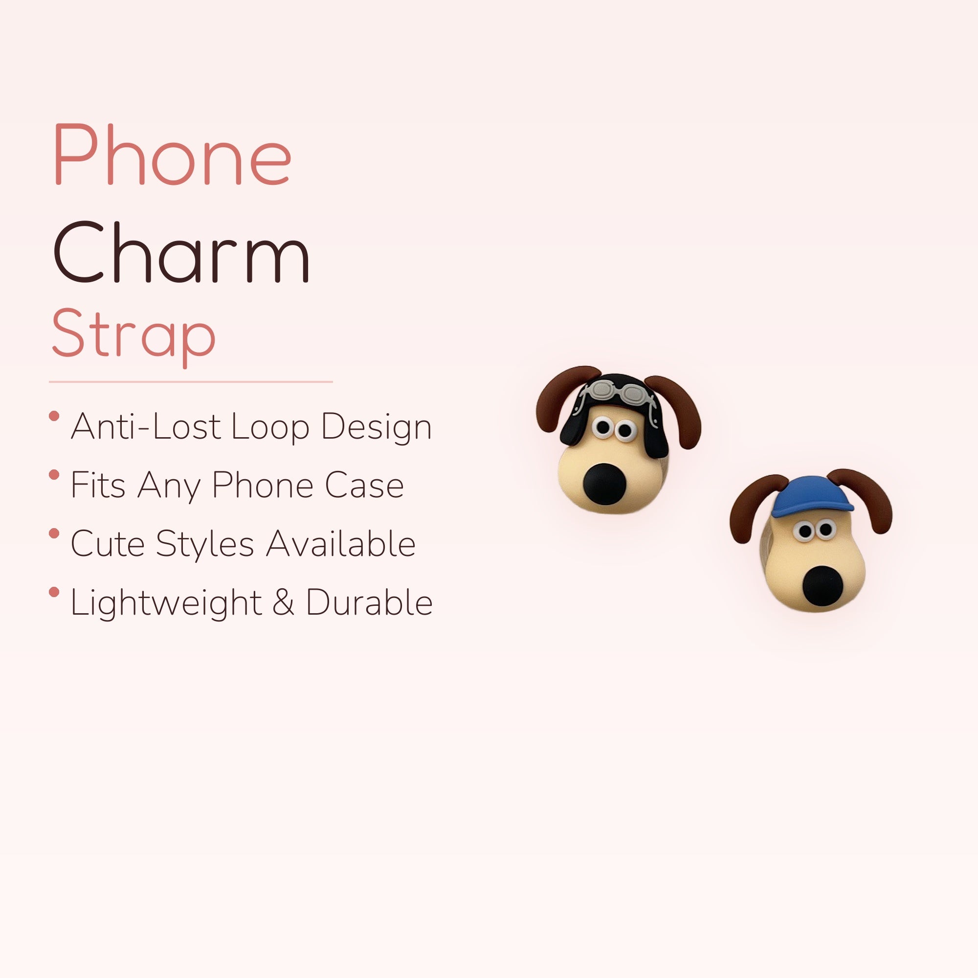Kawaii Dog Phone Grip | Cute Cartoon Pop Socket Stand | Aesthetic Phone Accessory | Gift for Her | Trendy Phone Holder