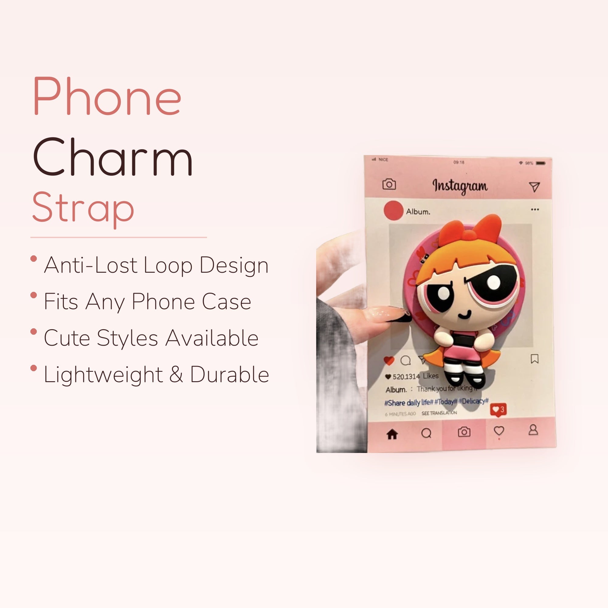 Iridesca — Rainbow Pearl Beaded Phone Wrist Strap
