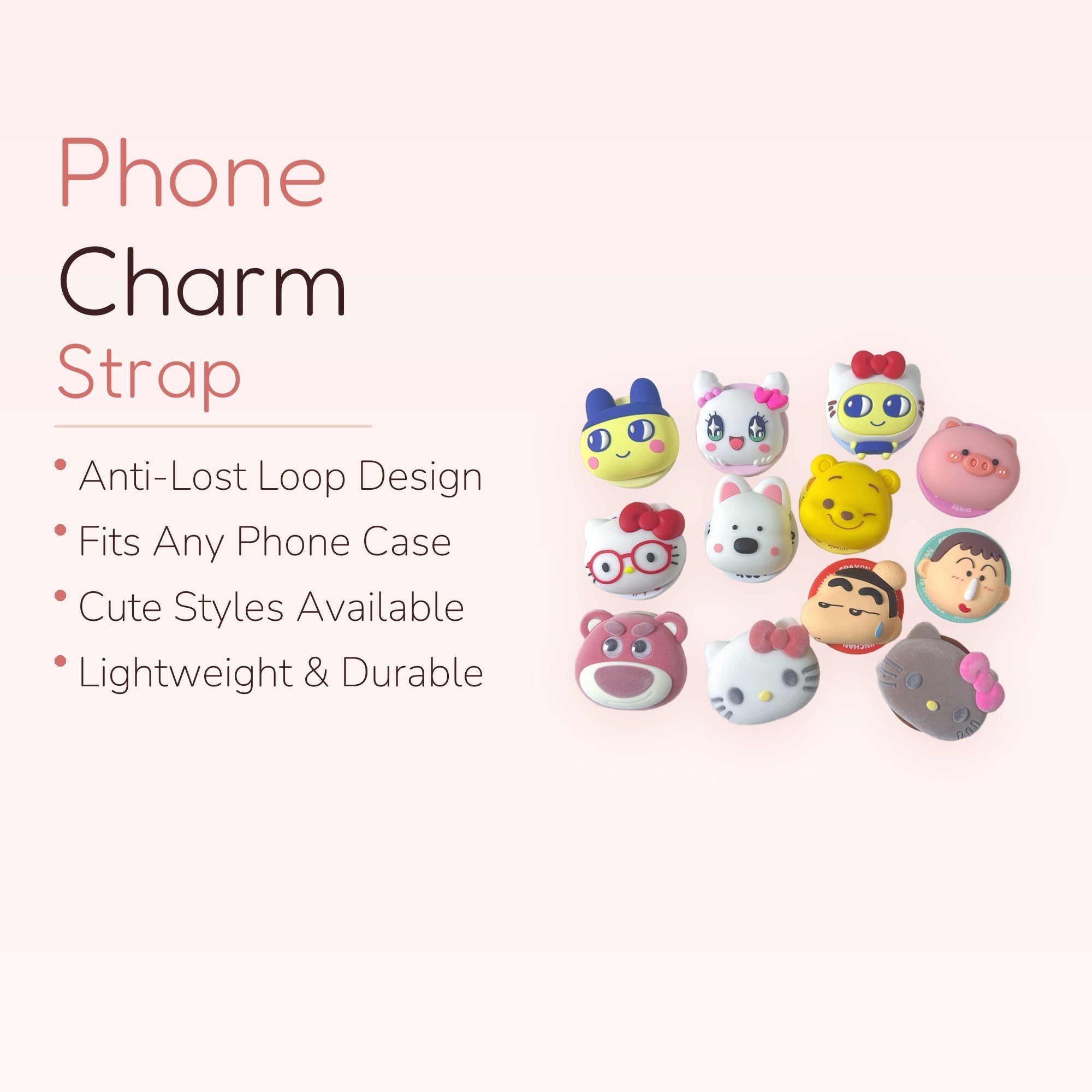 SIMPLYBUBBI — Cute Cartoon Animal Phone Grip | Silicone Pop Socket Holder