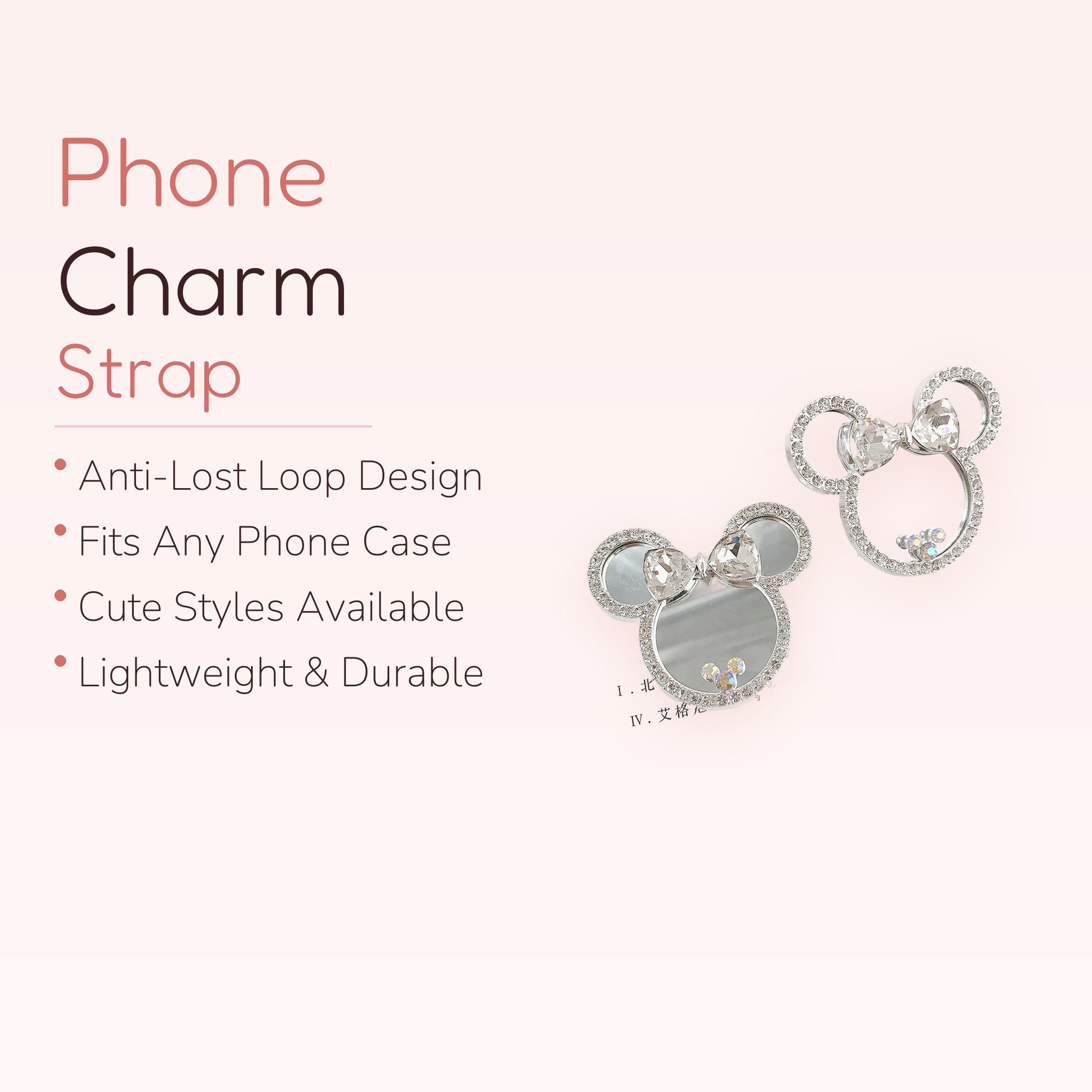 New DIY Phone Case Accessories Punk Style Rabbit | SIMPLYBUBBI Phone Ring