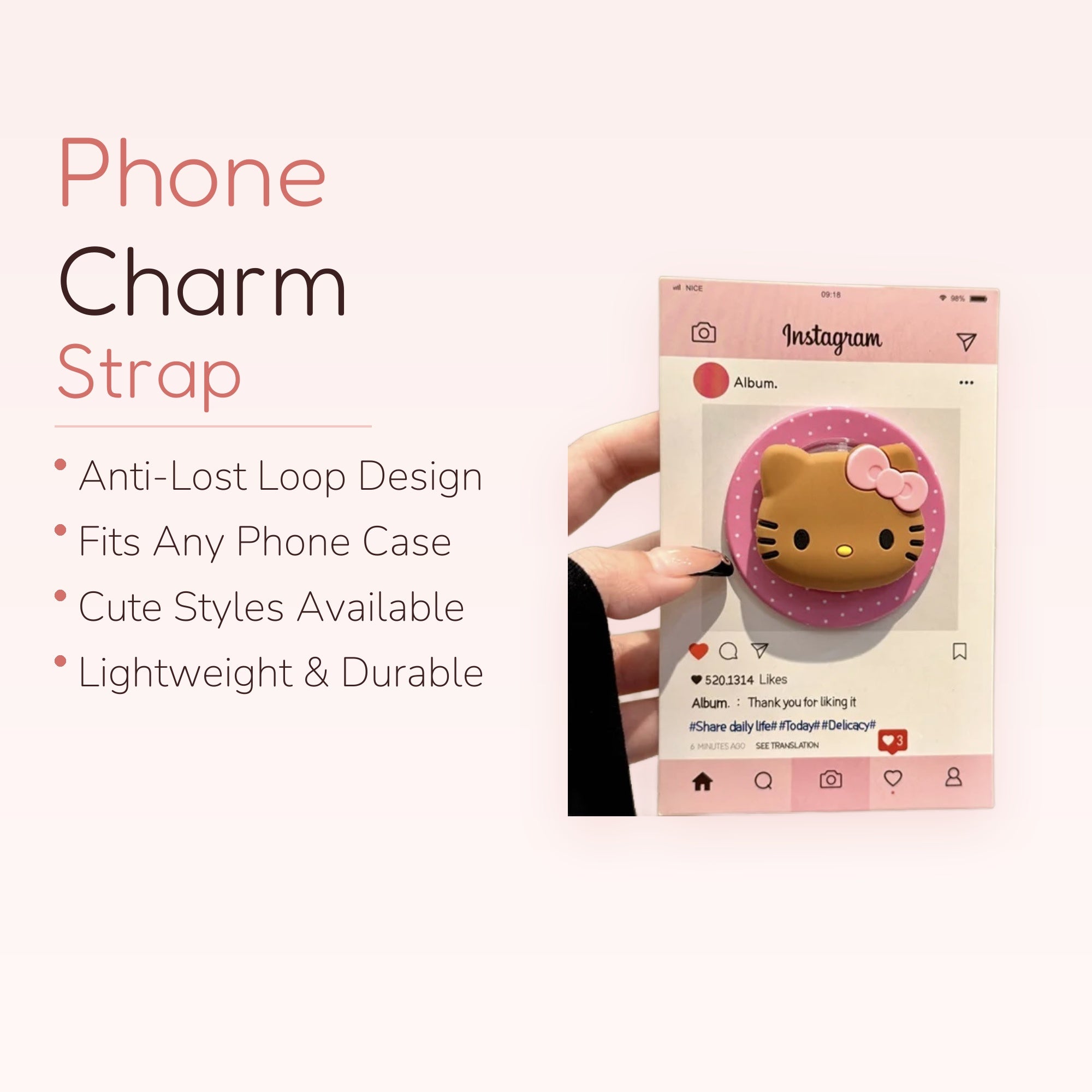 Snowball — Cute White Bear Phone Grip Stand
