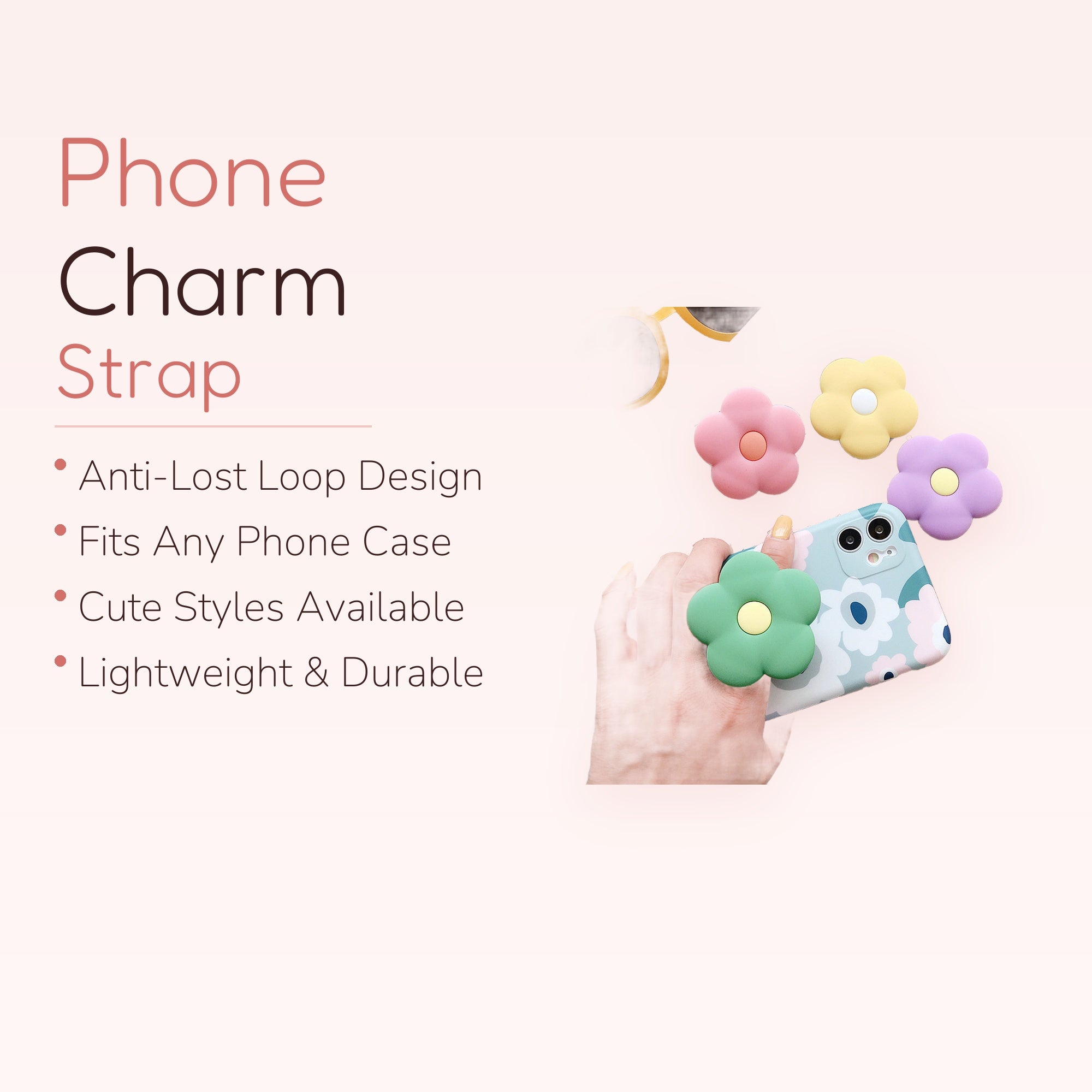 Bun Bun — Cute Pastel Rabbit Phone Grip Stand