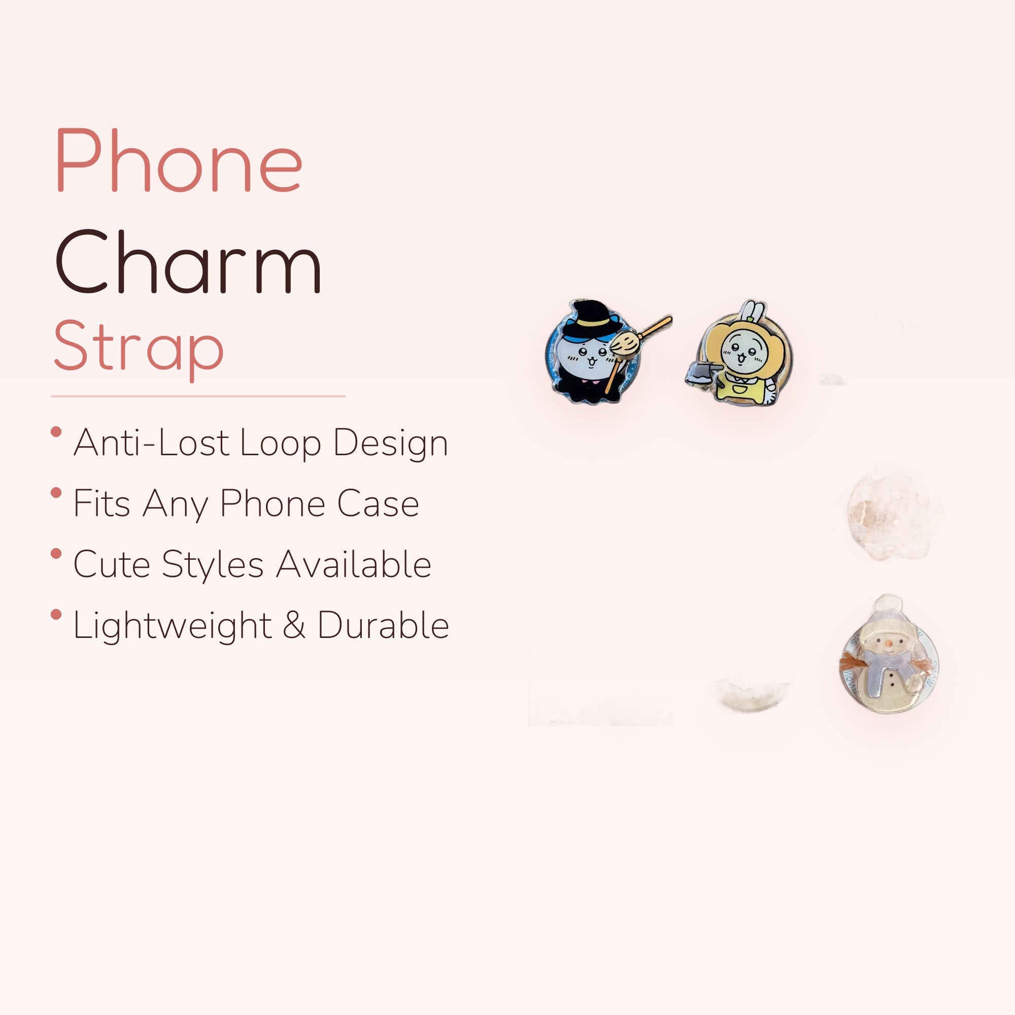 Kawaii Chikawa Character Phone Grip | Cute Cartoon Pop Socket Stand