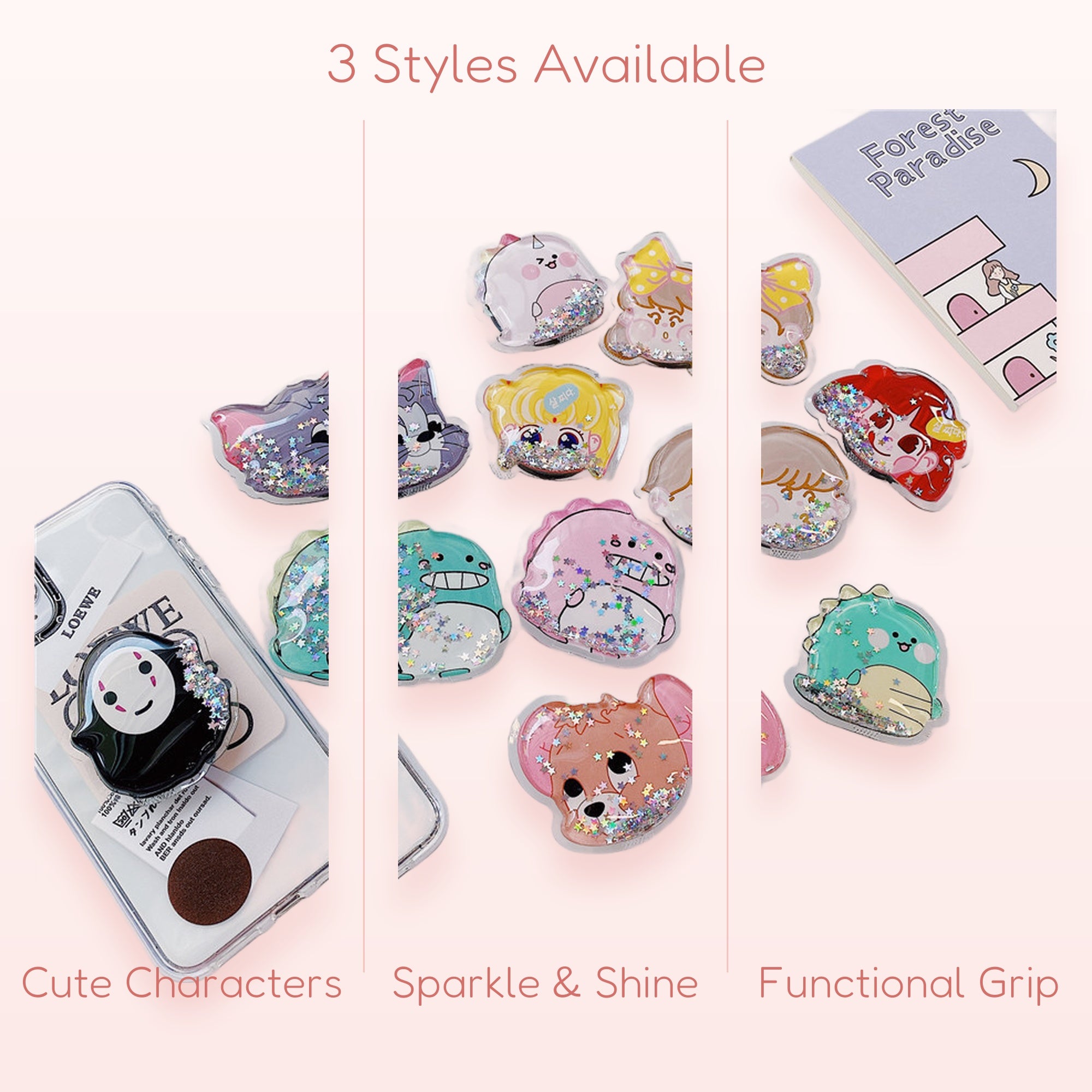 Ink — Kawaii Octopus Phone Grip Pop Socket Stand