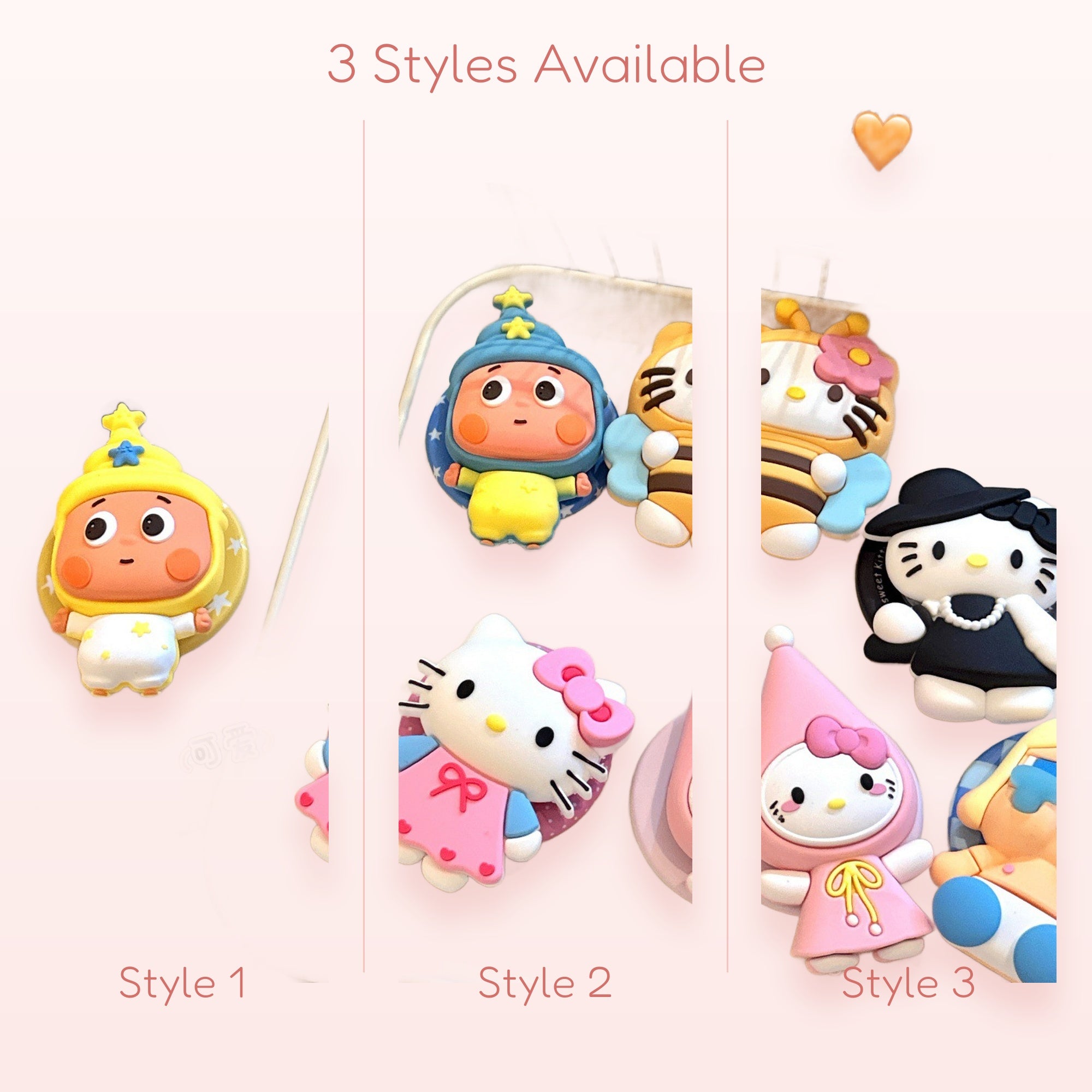 SIMPLYBUBBI — Chibi Character & Cat Silicone Pop Sockets | Cute Phone Grips