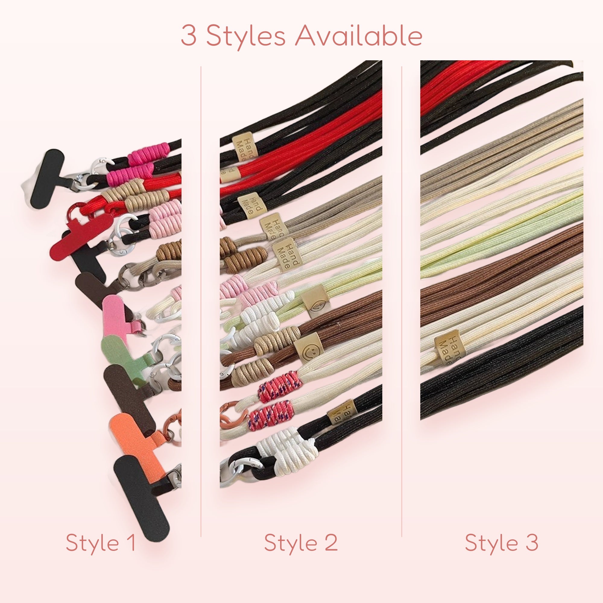 SIMPLYBUBBI — Assorted Braided Cords Phone Lanyard | Adjustable Neck Strap