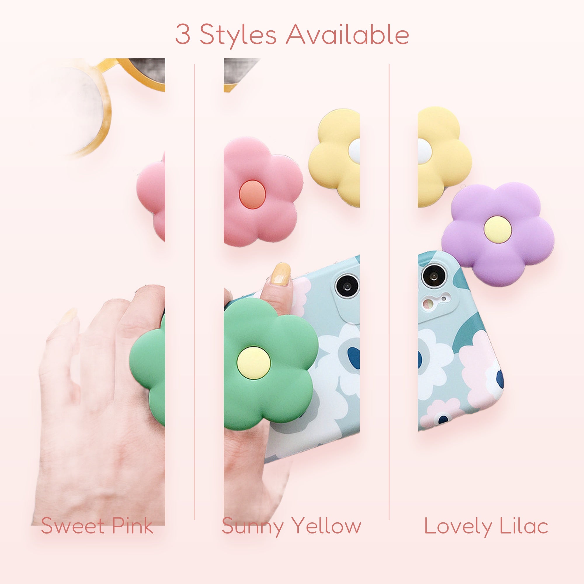 Bun Bun — Cute Pastel Rabbit Phone Grip Stand
