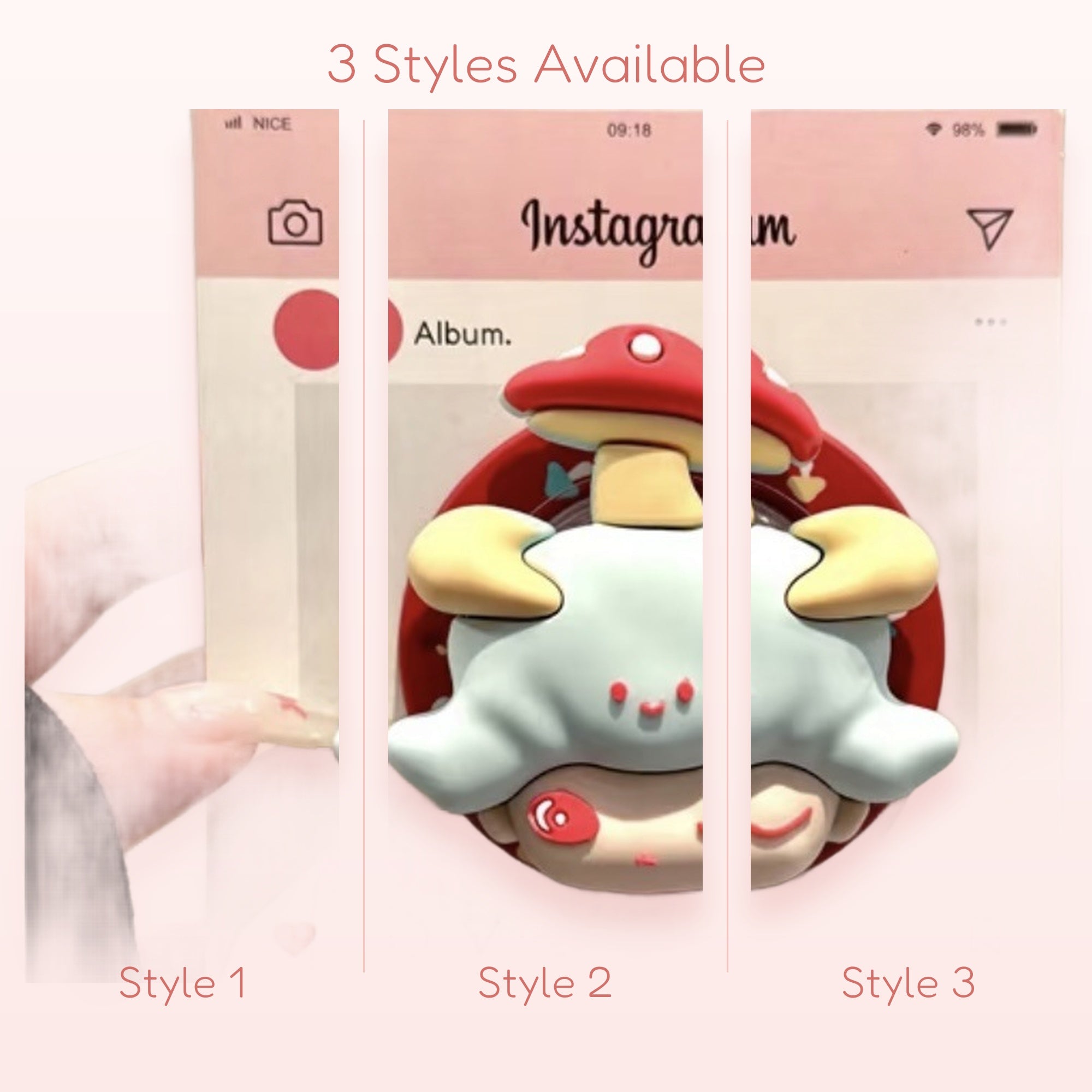Spin Cycle — Kawaii Magnetic Phone Ring Stand