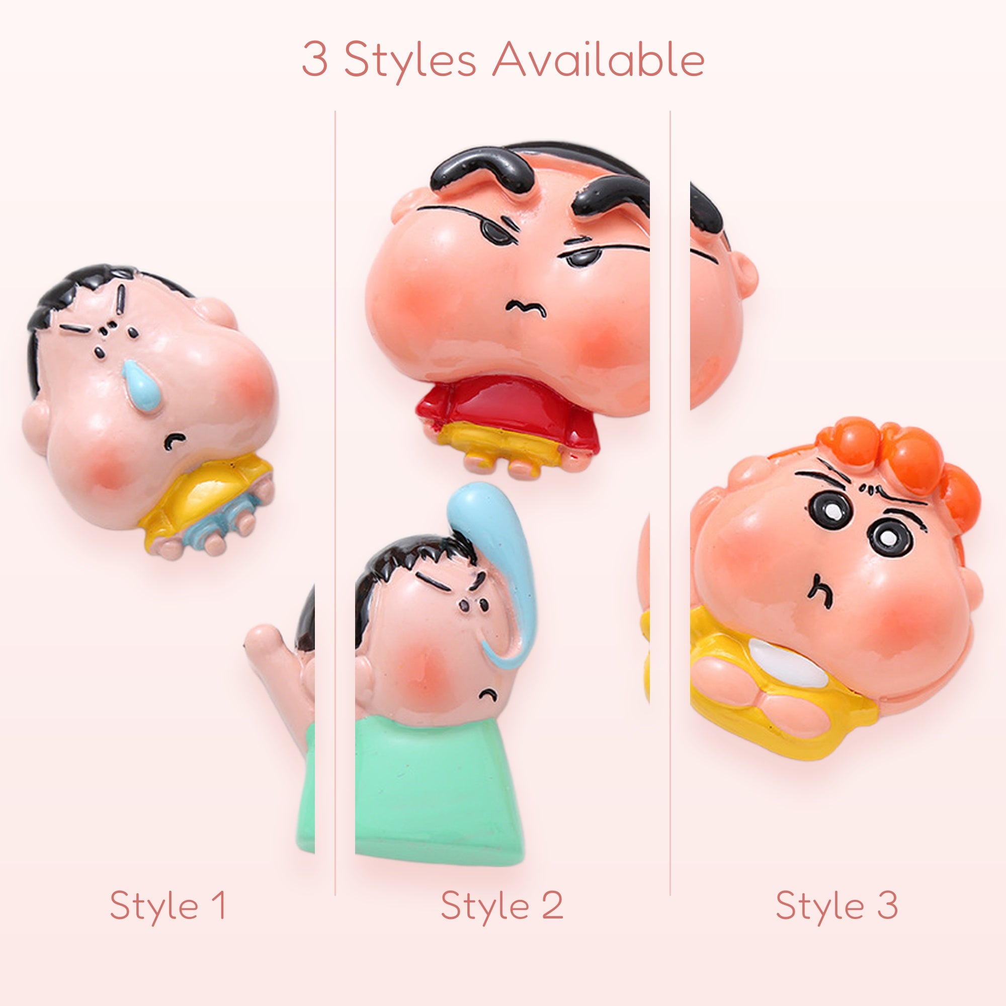 Kawaii Crayon Shin-chan Character Phone Grips | Cute Anime Pop Socket Stand