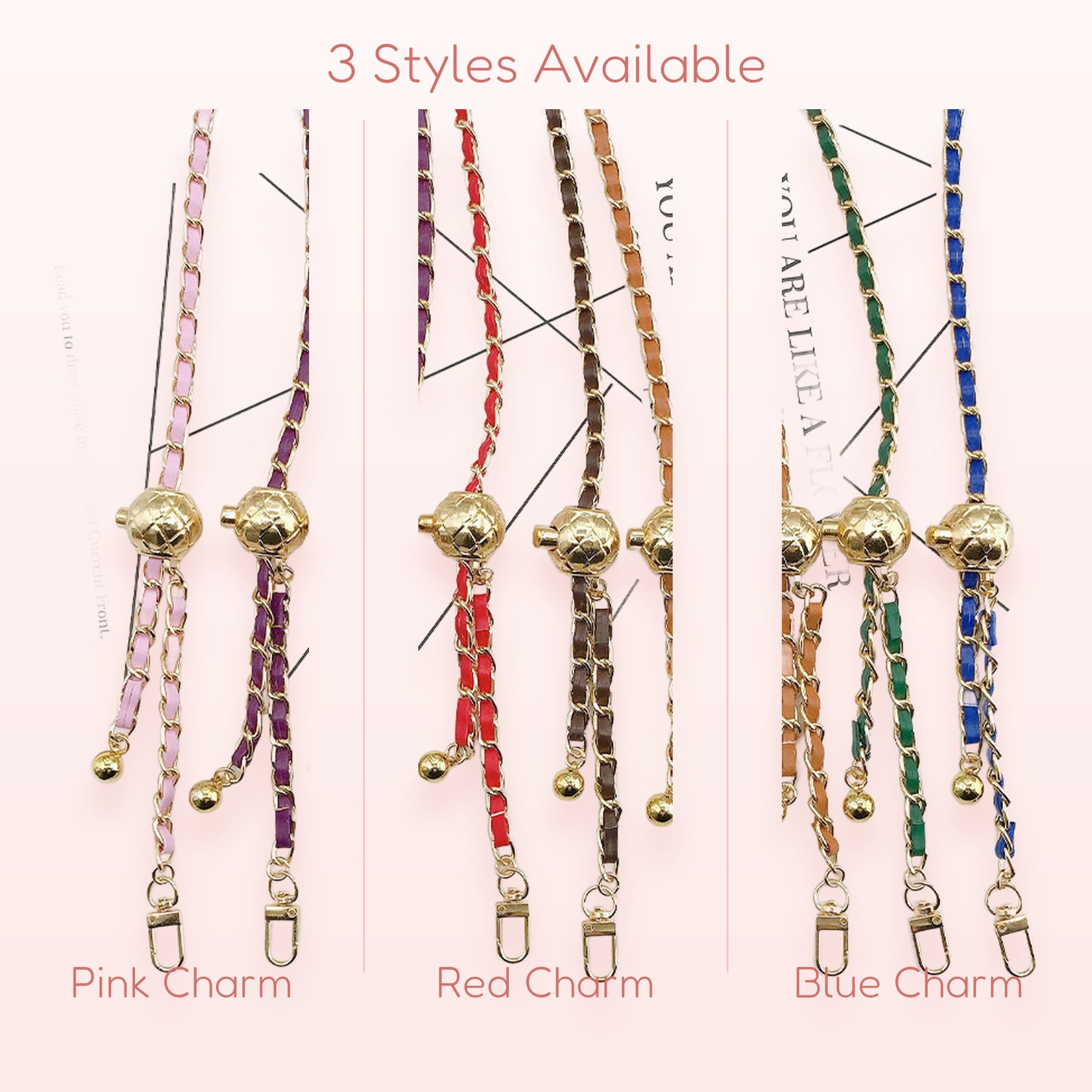 Leather Weather — Chain & Leather Phone Charm Wrist Lanyard