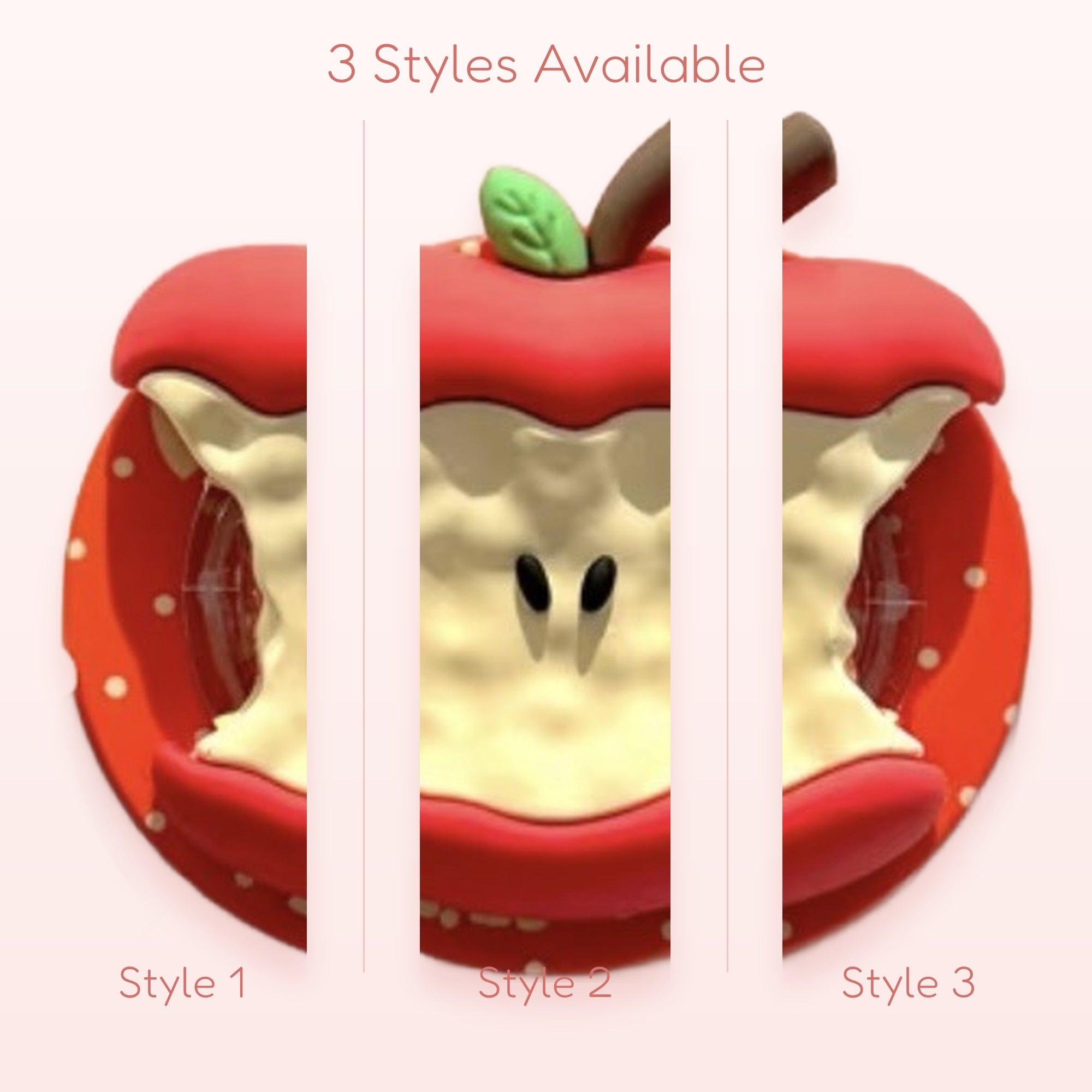 Forbidden Fruit — Red Apple Kawaii Phone Grip Stand