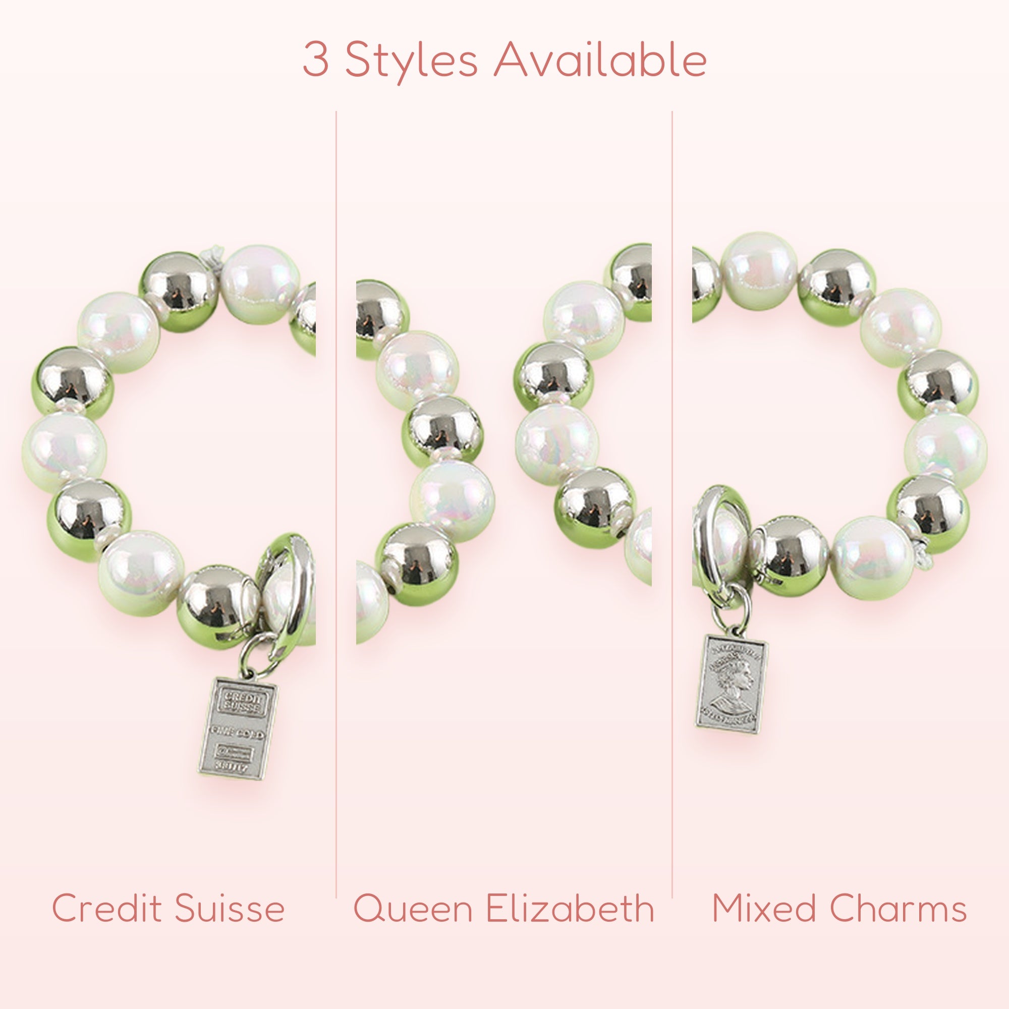 Chic Pearl & Silver Bead Phone Charm Strap | Cute Wrist Lanyard