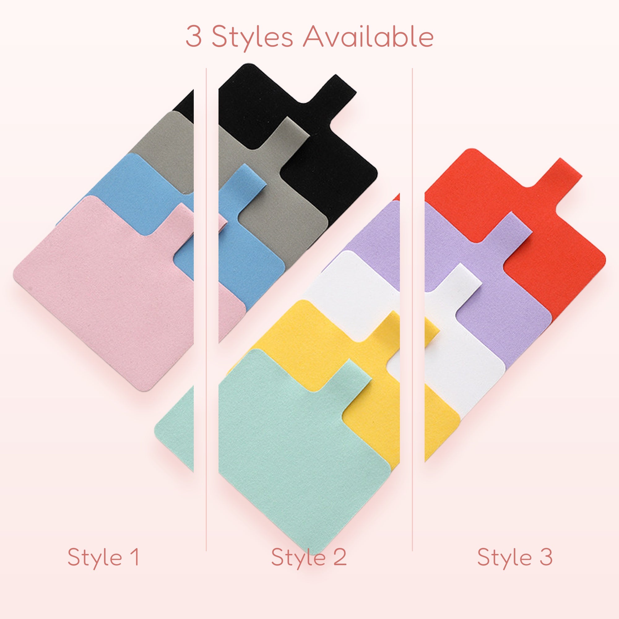 Colorful Phone Lanyard Patches | Aesthetic Universal Phone Tether Tabs