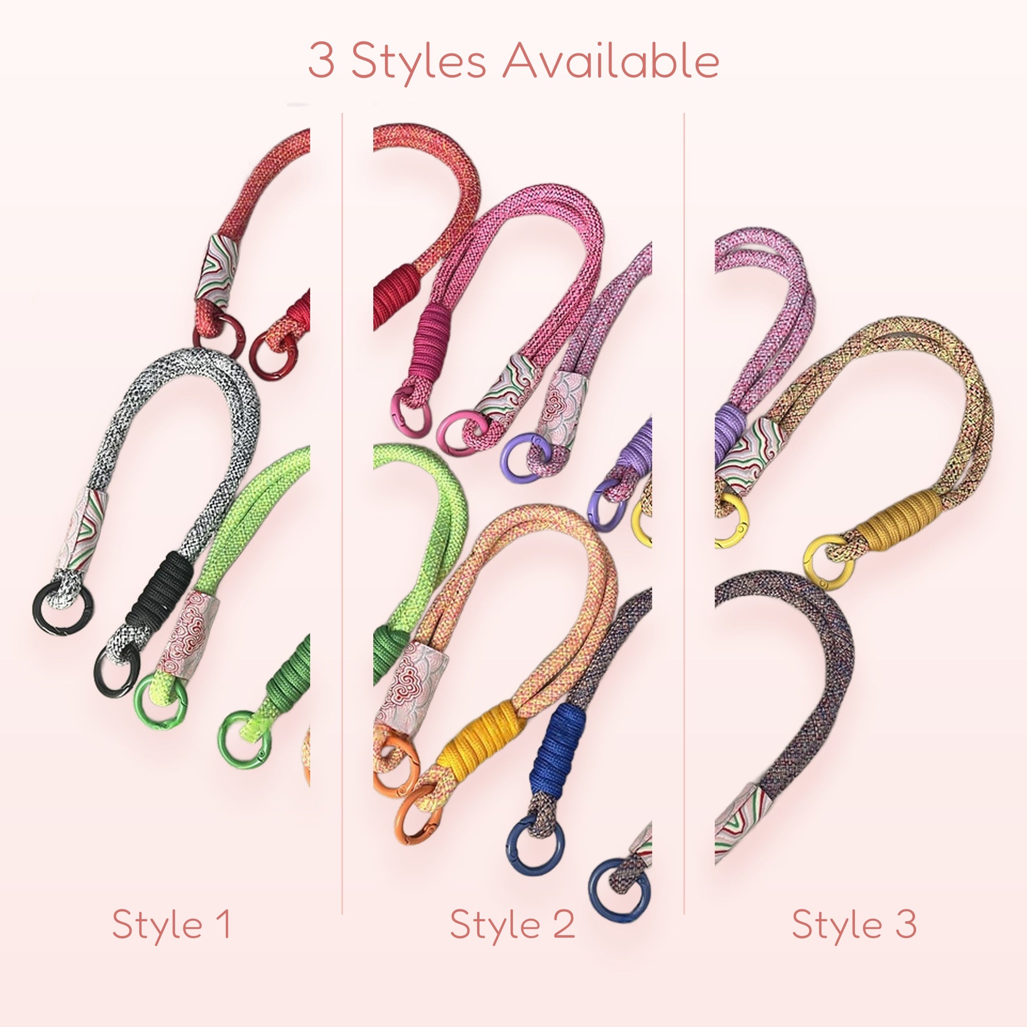 SIMPLYBUBBI — Braided Rope Phone Wristlet | Durable Handheld Phone Lanyard