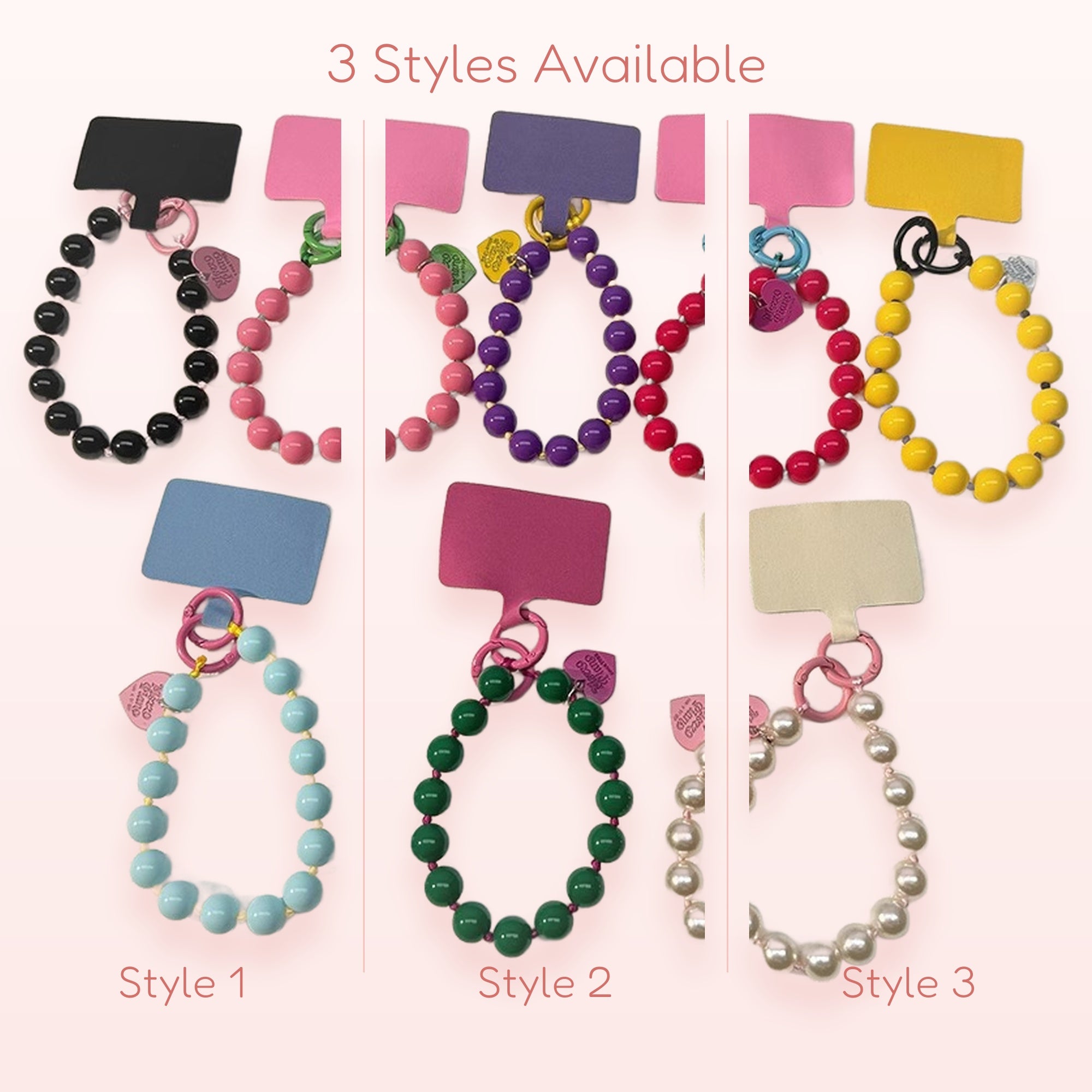 Colorful Beaded Phone Charm Wrist Straps | Aesthetic Y2K Phone Lanyard