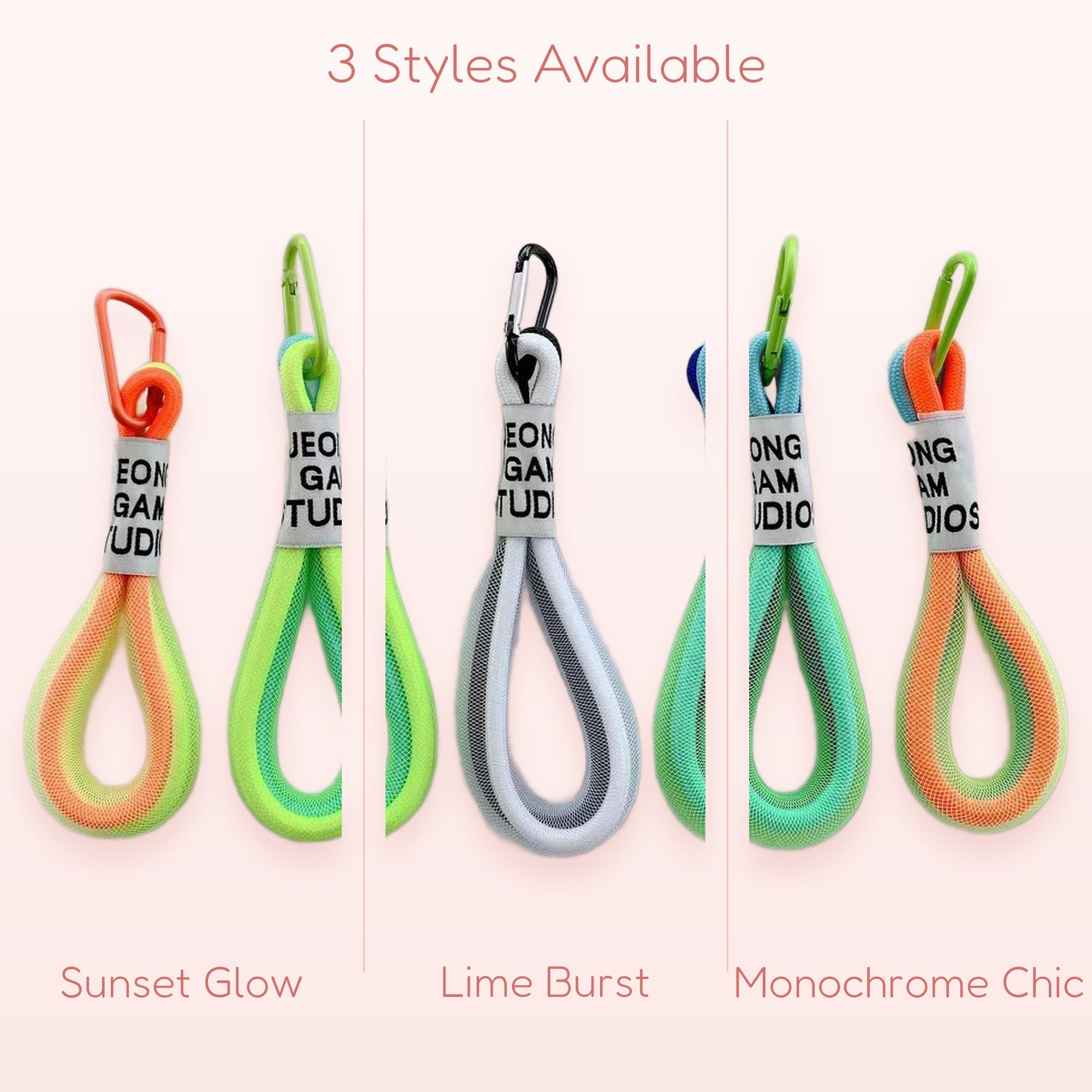 Neon Mesh Phone Charm Strap | Cute Wrist Lanyard Keychain | Y2K Aesthetic | Trendy Phone Accessory | Gift for Her