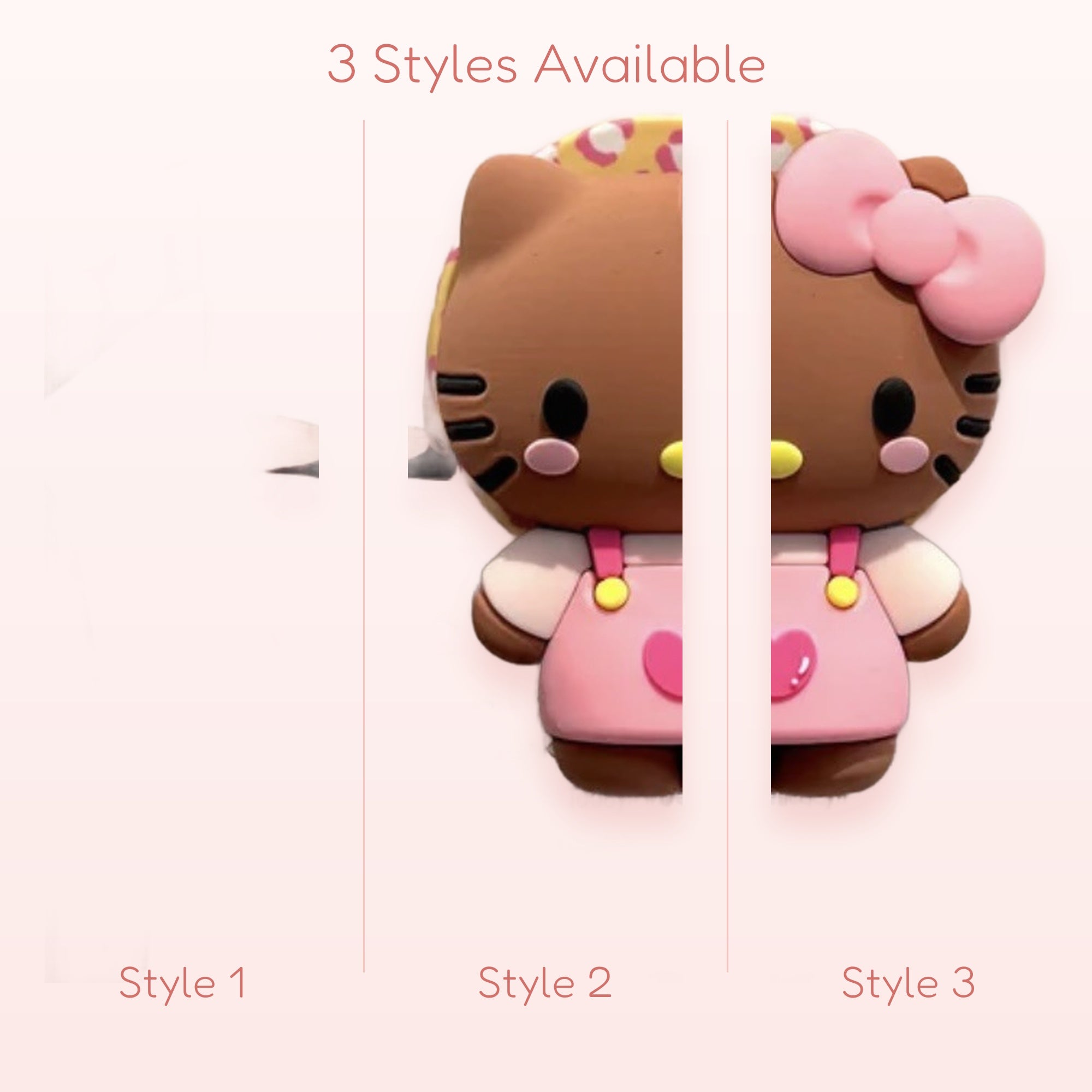 Brown Hello Kitty Instagram Phone Grip | Kawaii Pop Socket Stand for Girls