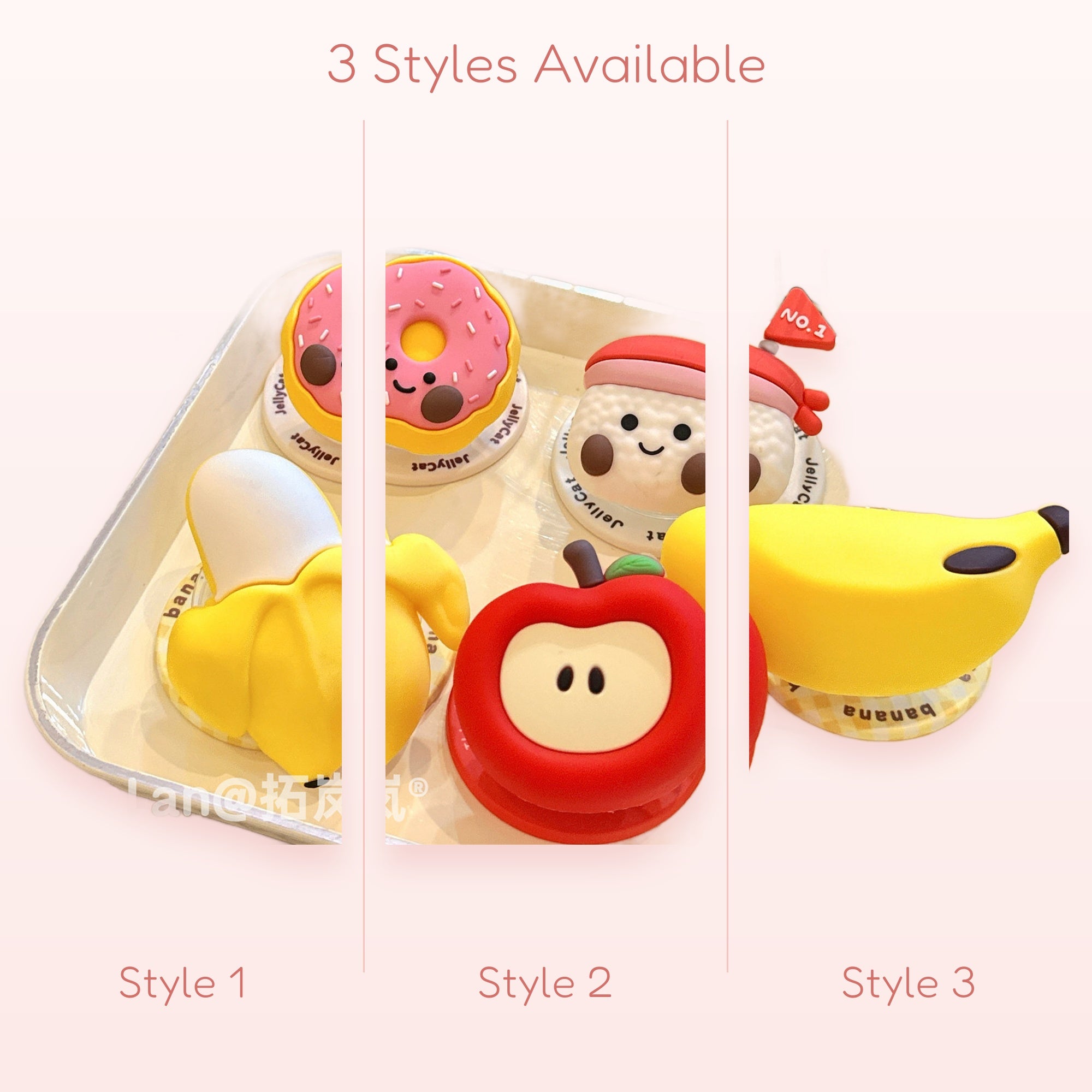 Kawaii Fruit & Donut Silicone Magnetic Phone Grip | Cute Pop Socket Stand