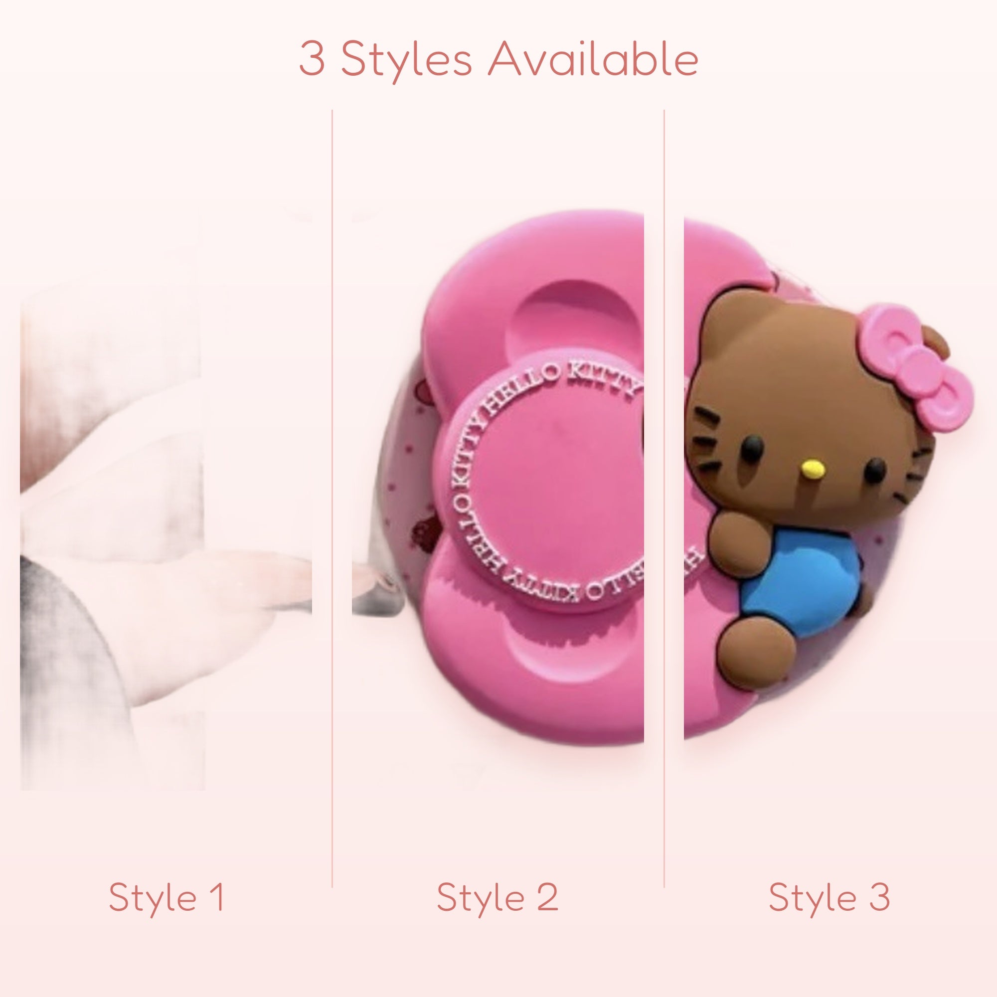 Pink Bow Era — Hello Kitty Brown & Pink Phone Grip Stand