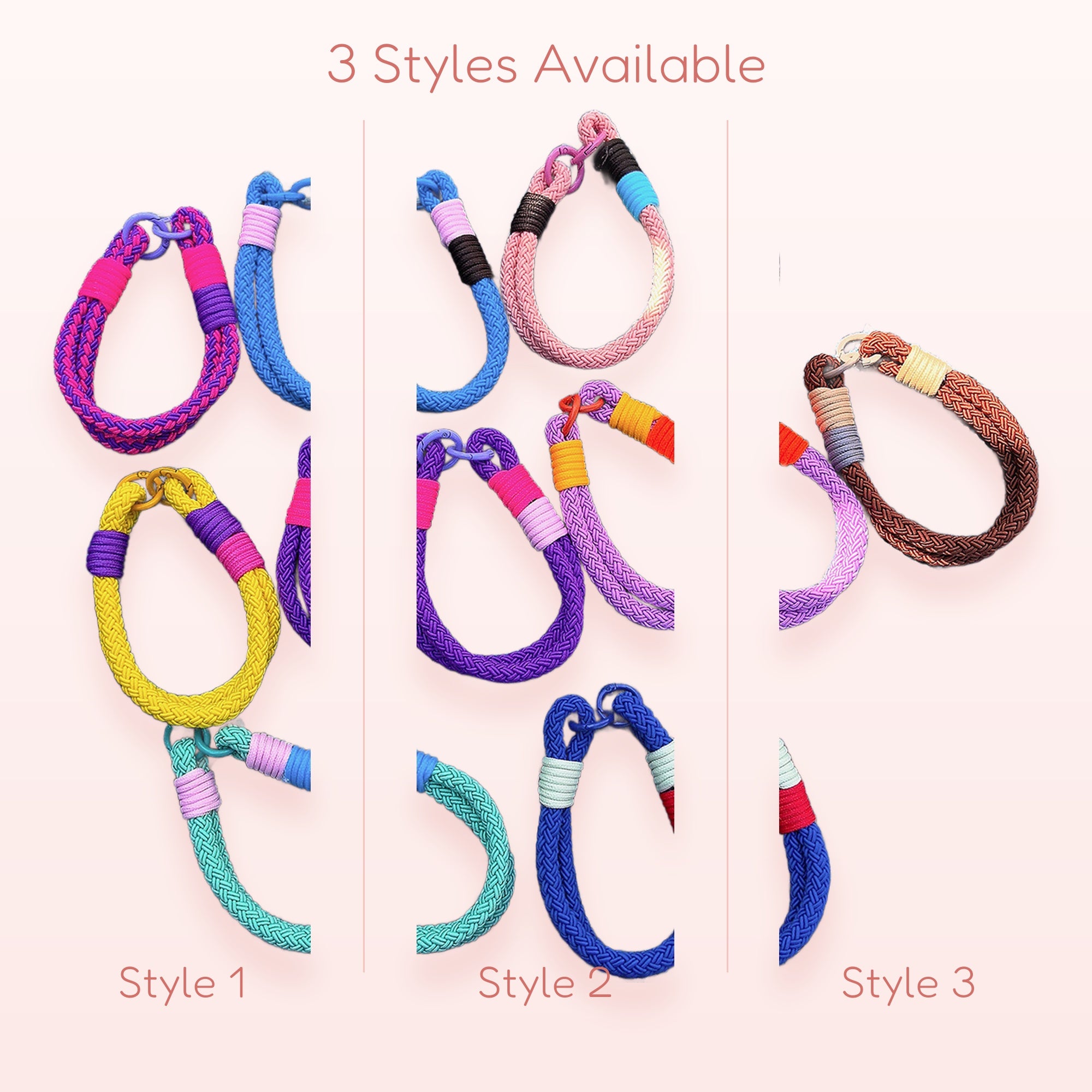 Colorful Braided Rope Phone Charm | Aesthetic Wrist Lanyard Strap