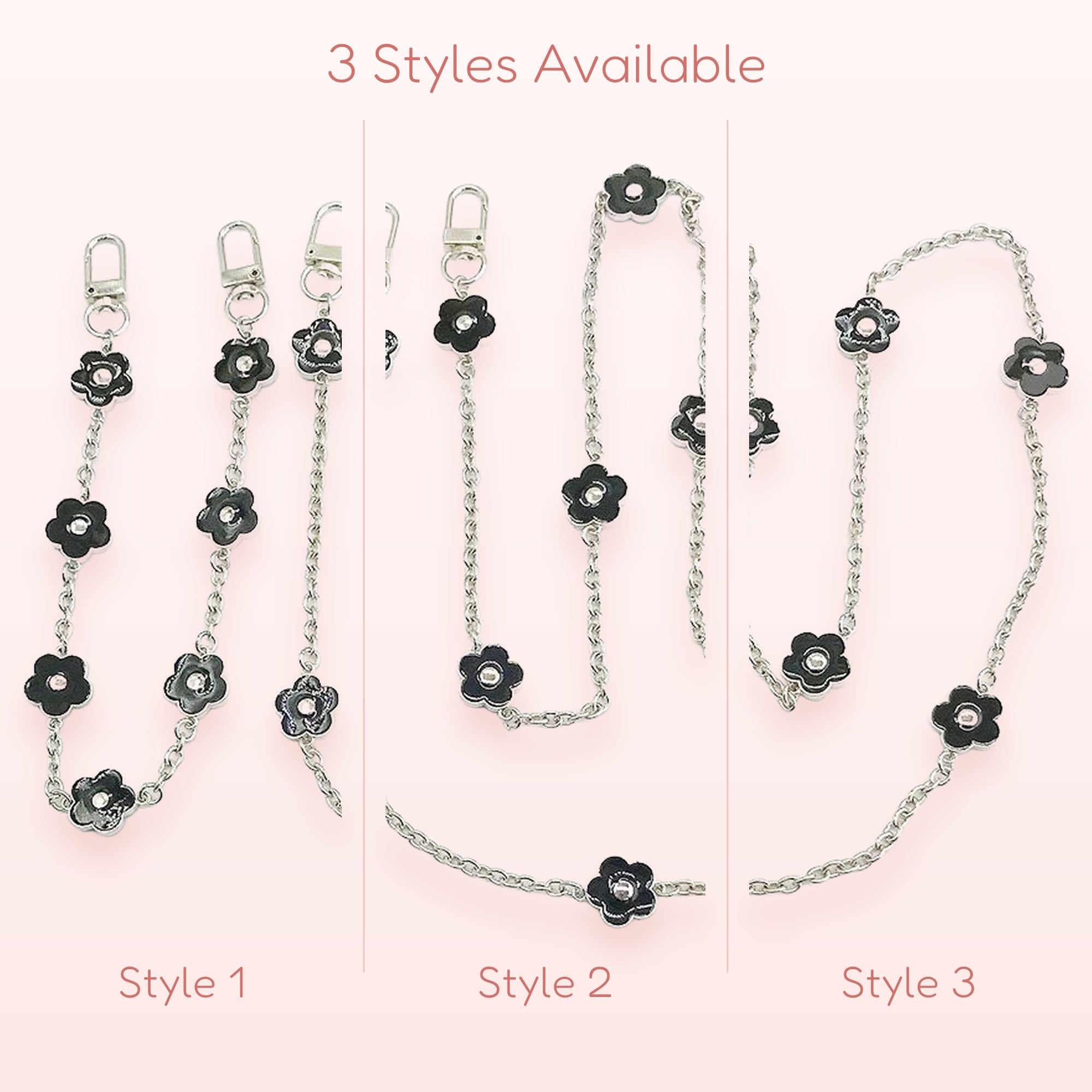 Strawberry Kiss — Strawberry & Pearl Beaded Phone Wrist Strap
