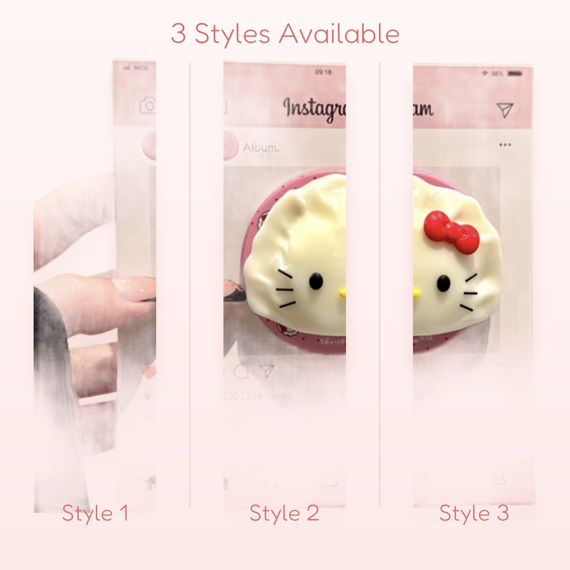 Graceful — Kawaii Swan Phone Grip Pop Socket Stand