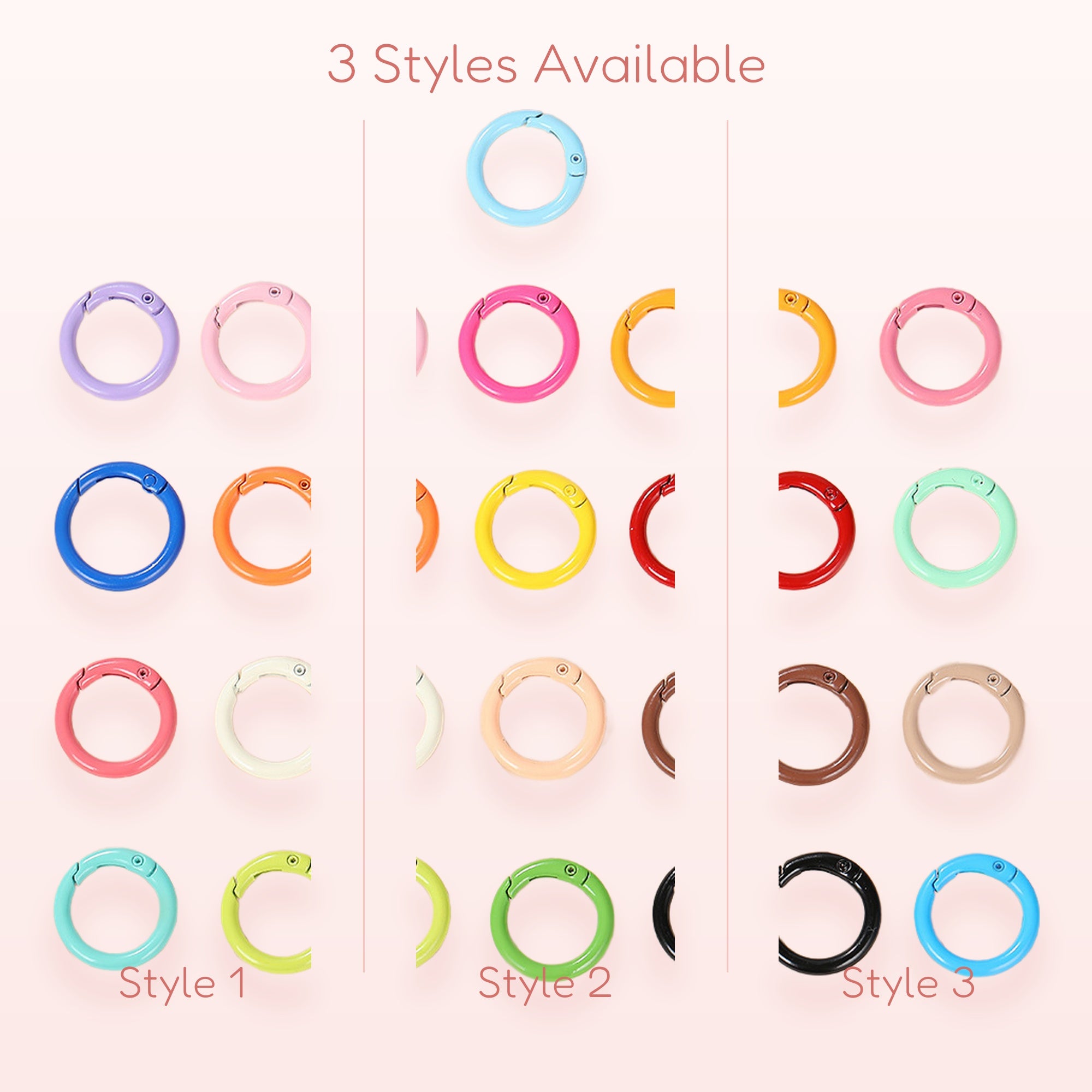Colorful Round Metal Phone Ring | Cute 360° Finger Holder Kickstand