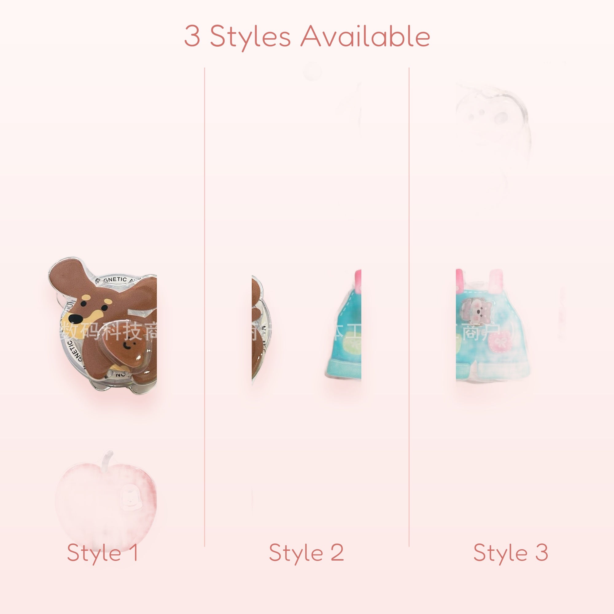 SIMPLYBUBBI — Brown Bear Phone Grip | Cute Cartoon Pop Socket Stand