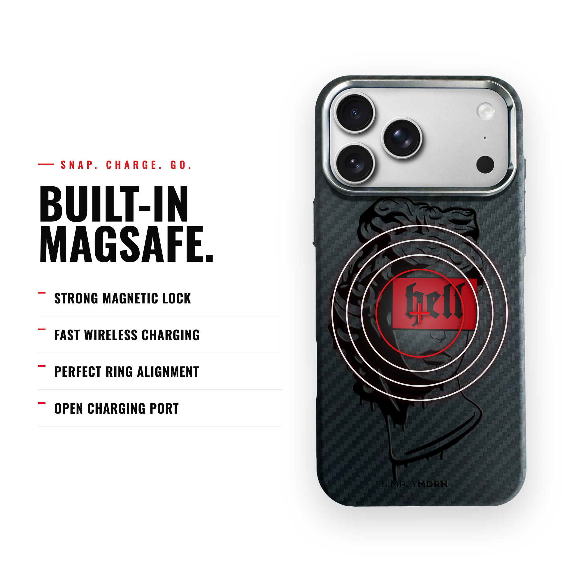 LIVIN HELL Carbon [S2] iPhone case image 4