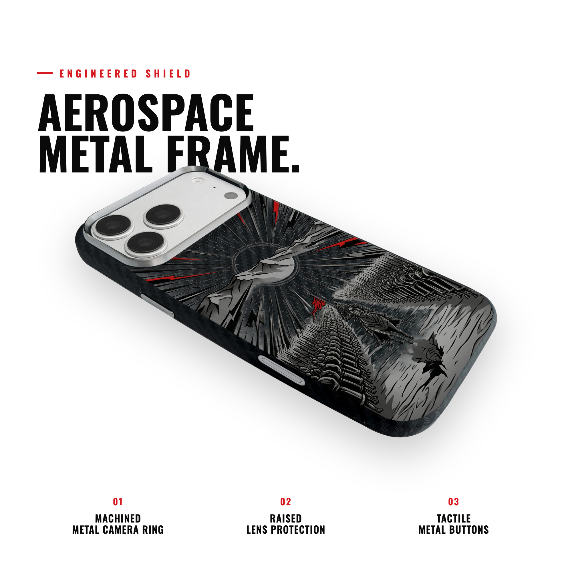 LONE VANGUARD Carbon [S2] iPhone case image 3