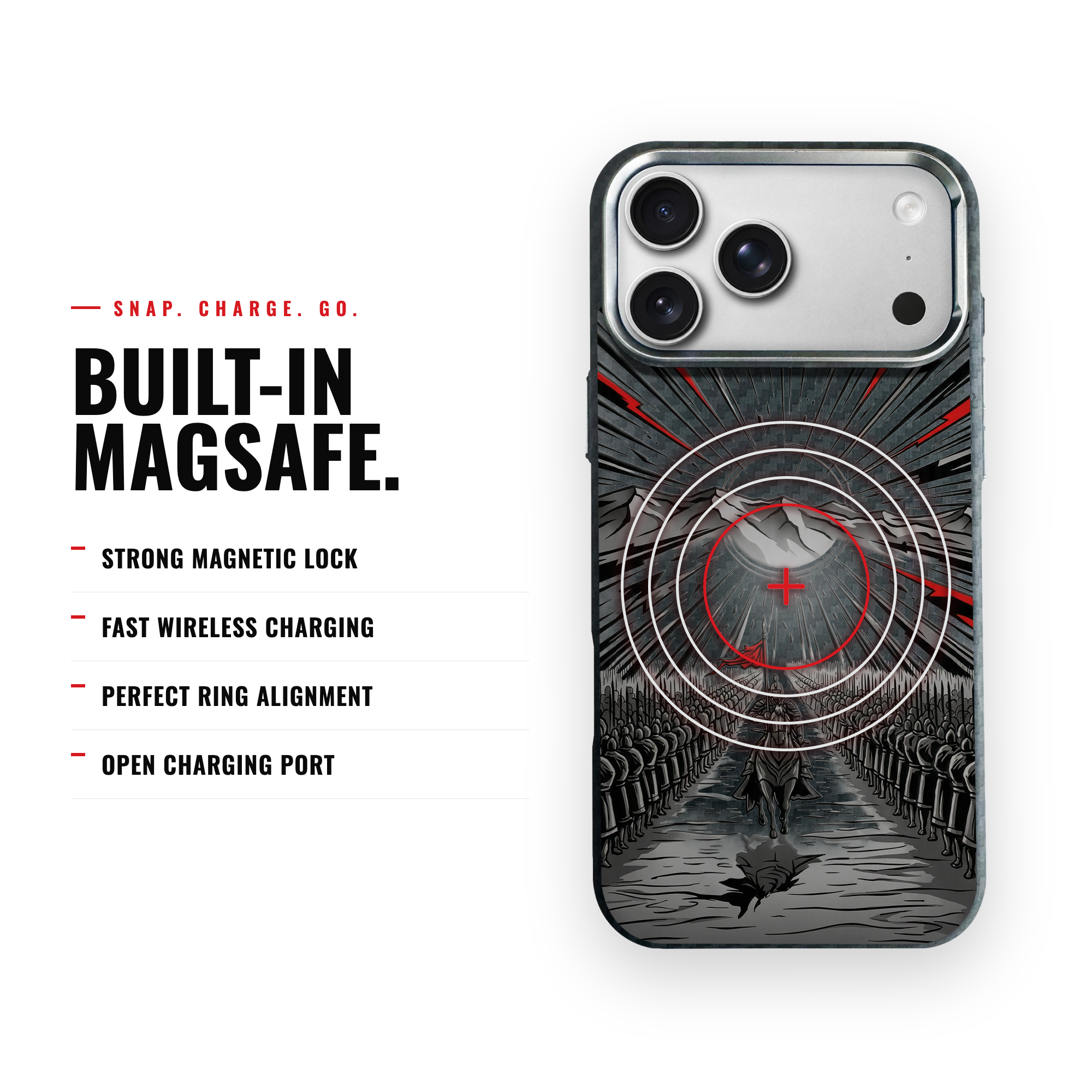 LONE VANGUARD Carbon [S2] iPhone case image 4