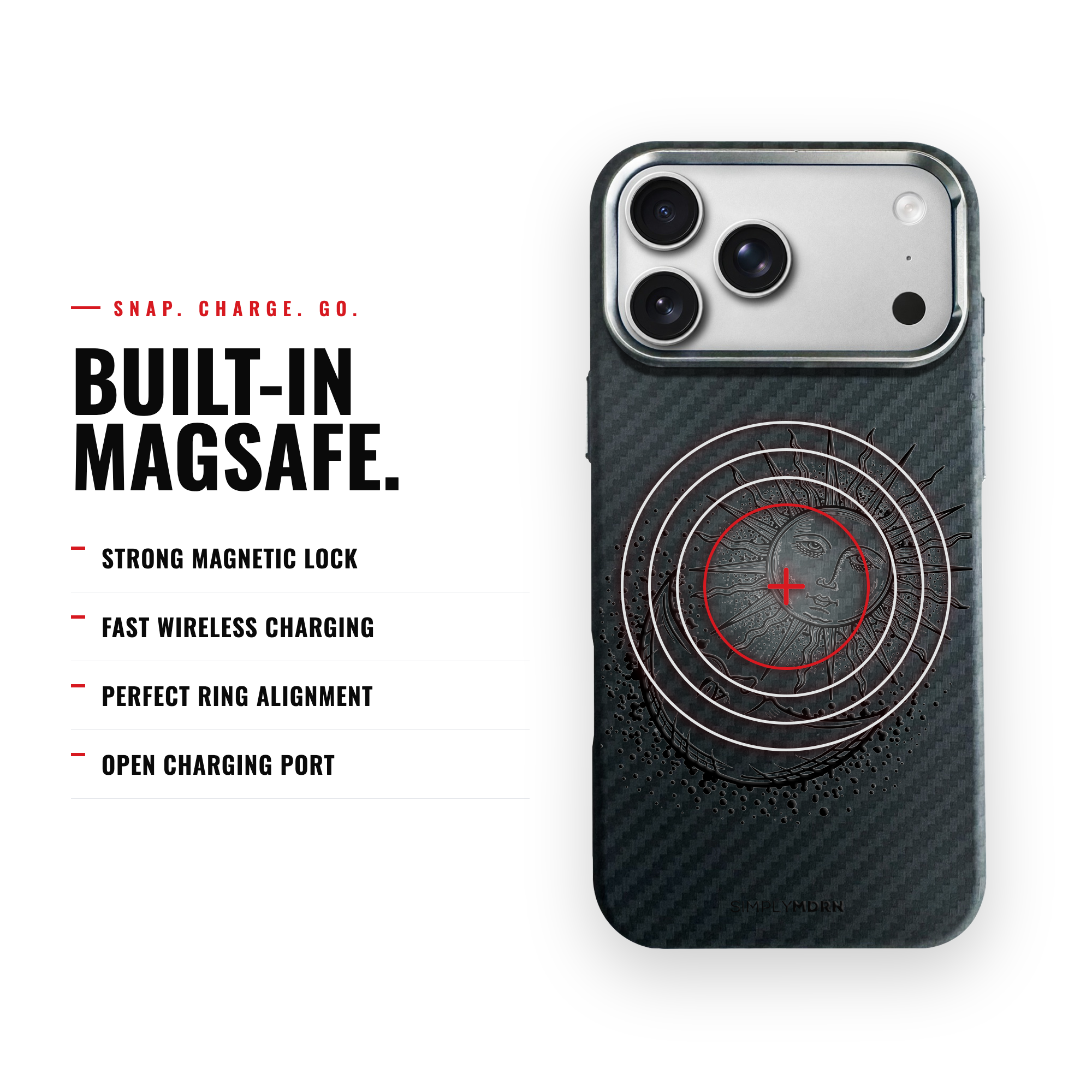 LUNE DE SOLEIL Carbon [S2] iPhone case image 4