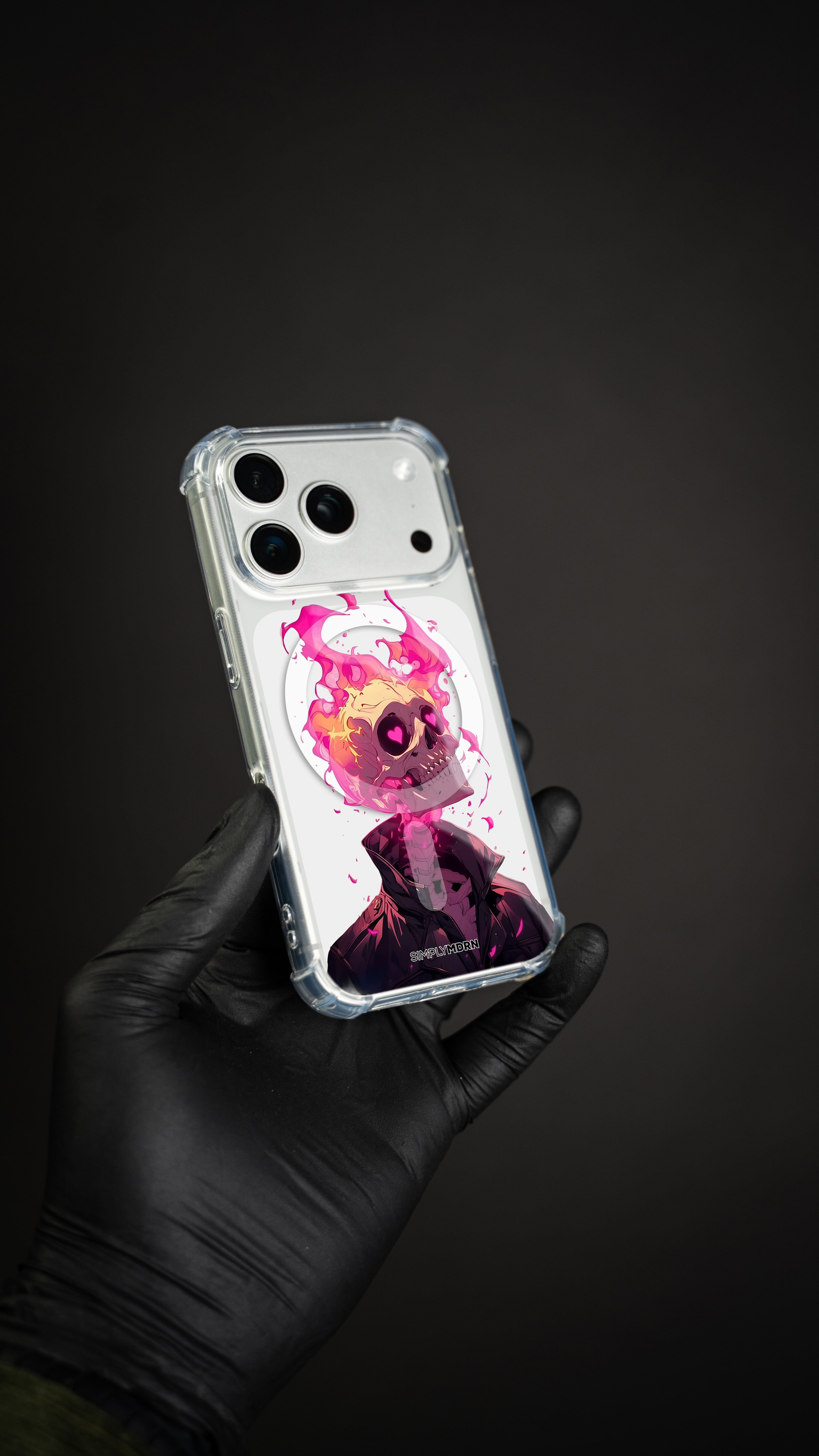 LOVEBURN SKULL [CLEAR MAGSAFE]