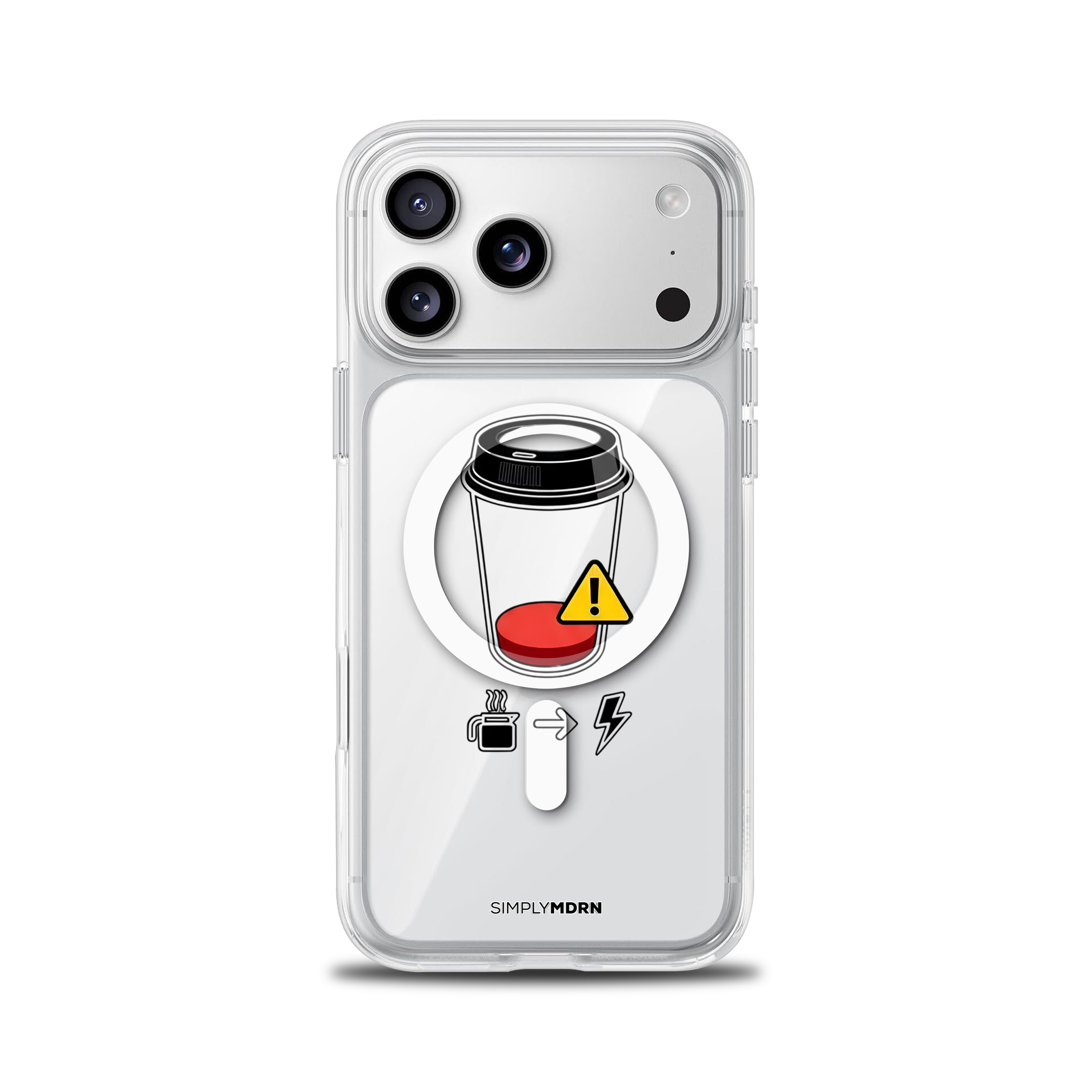 LOW BATTERY BREW [CLEAR MAGSAFE]