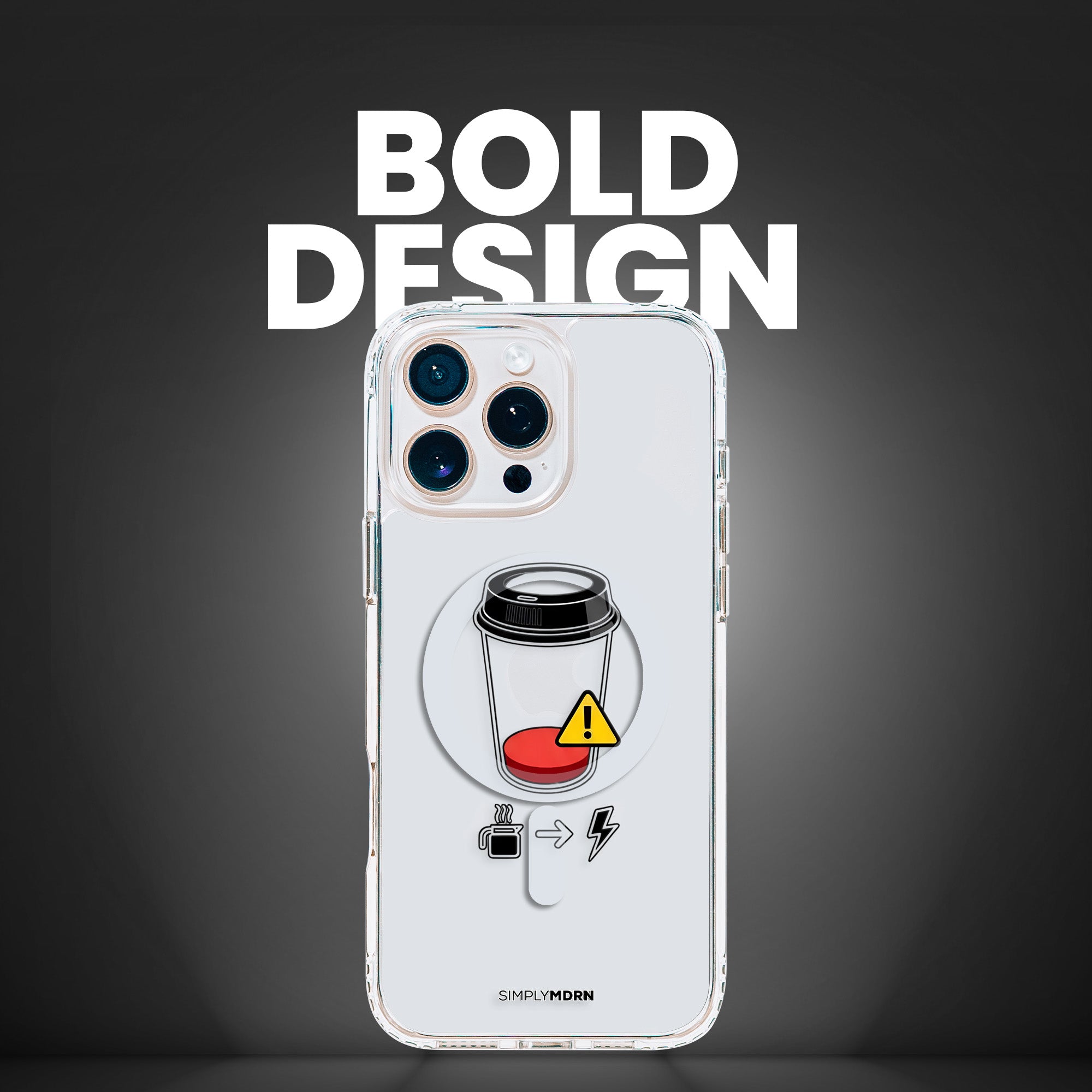 LOW BATTERY BREW [CLEAR MAGSAFE]