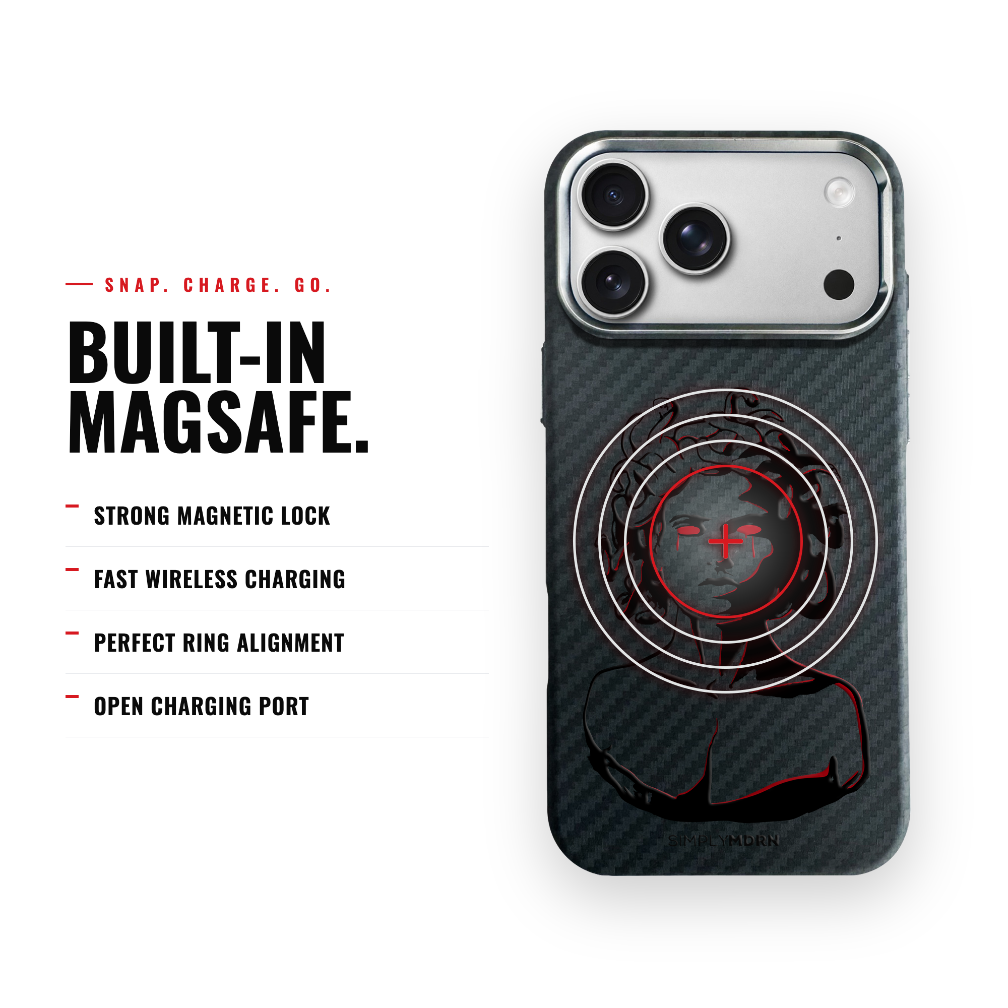 MEDUSA Carbon [S2] iPhone case image 4