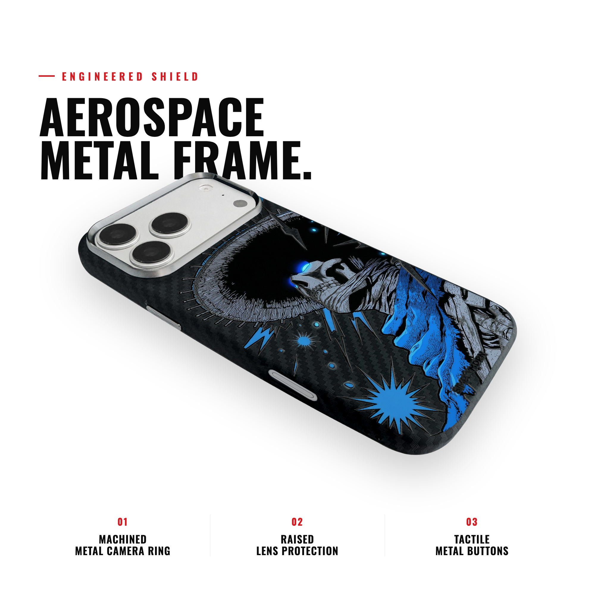MIDNIGHT PHANTOM Carbon [S2] iPhone case image 3