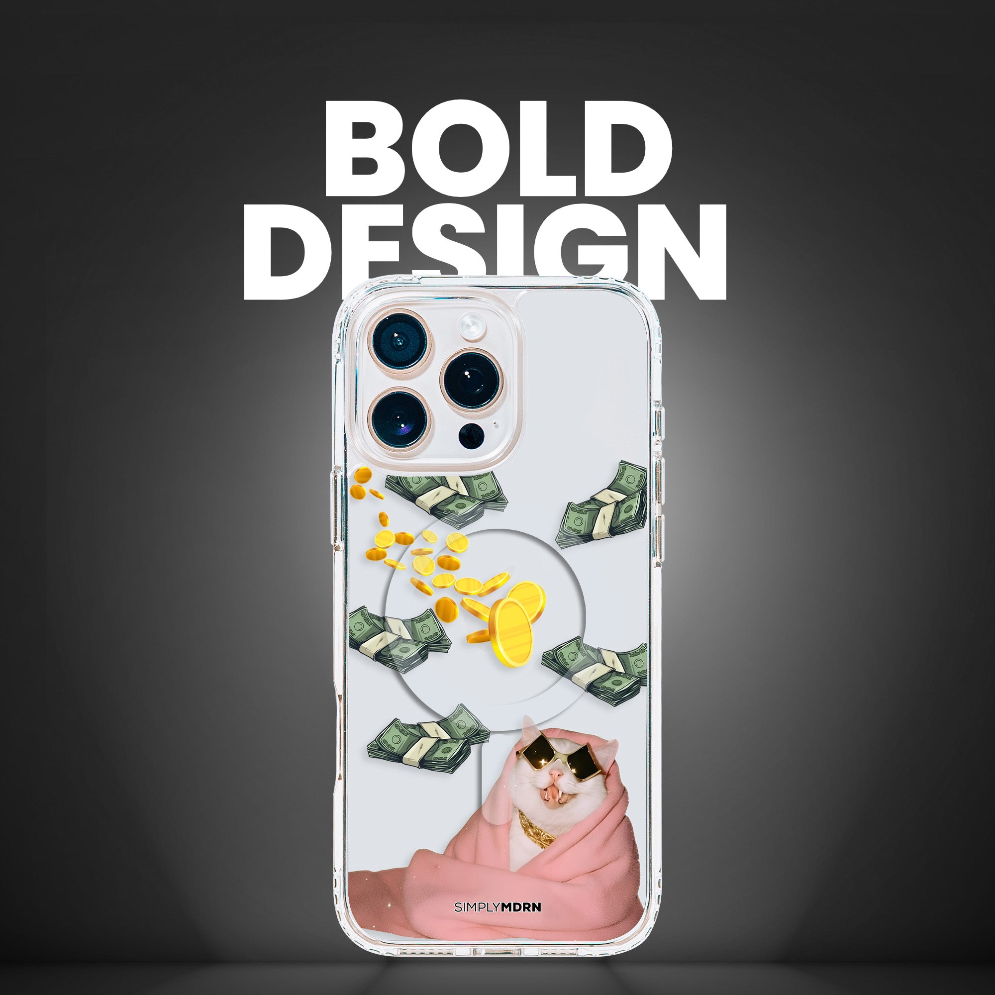 MONEY MEOW [CLEAR MAGSAFE]