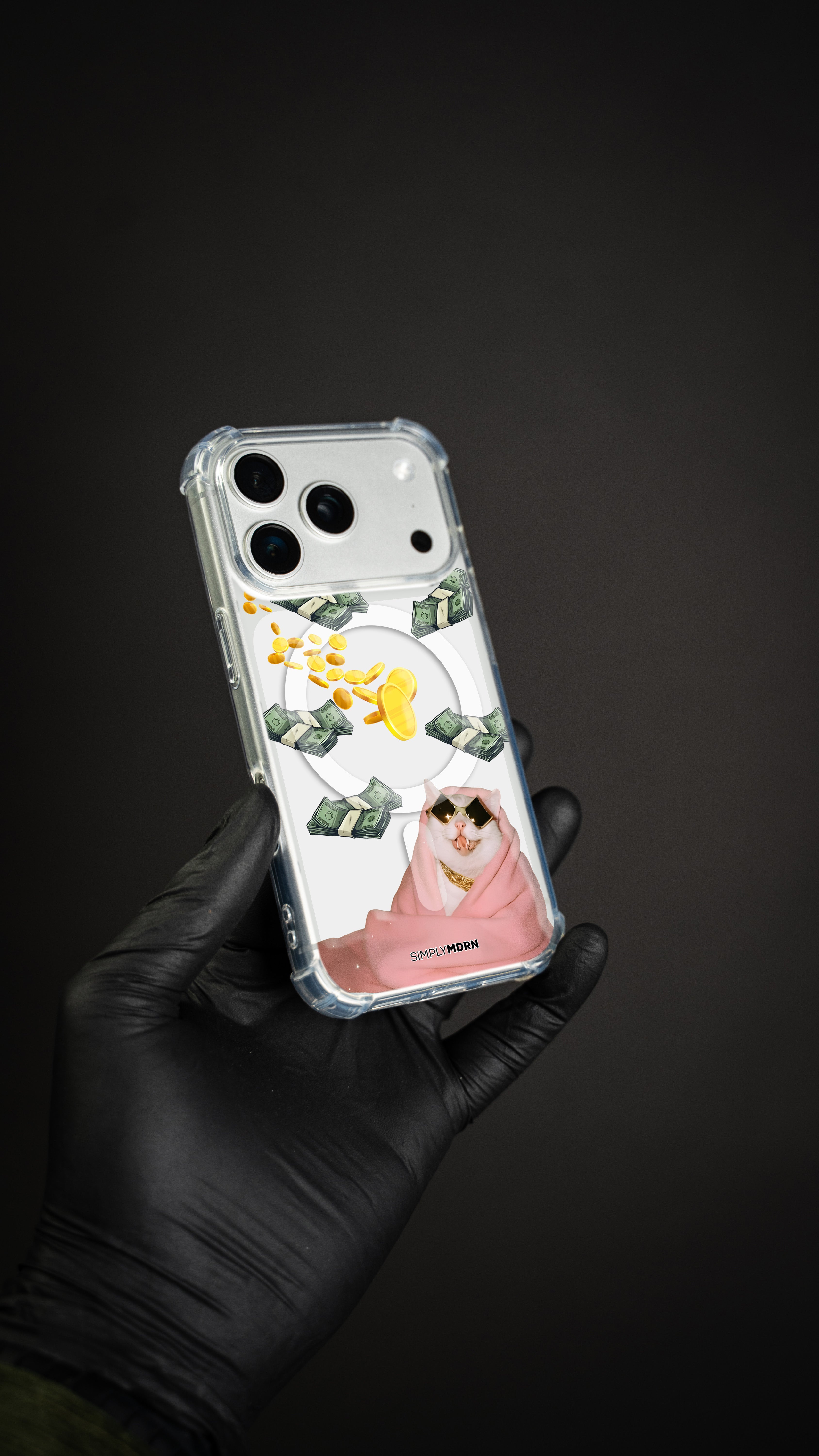 MONEY MEOW [CLEAR MAGSAFE]